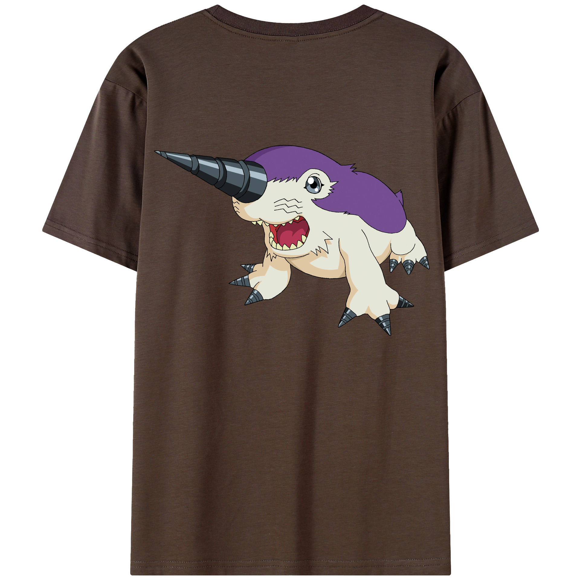 （画像用） Digimon デジタルモンスター/デジモン 綿100％半袖Tシャツ（背面プリント）