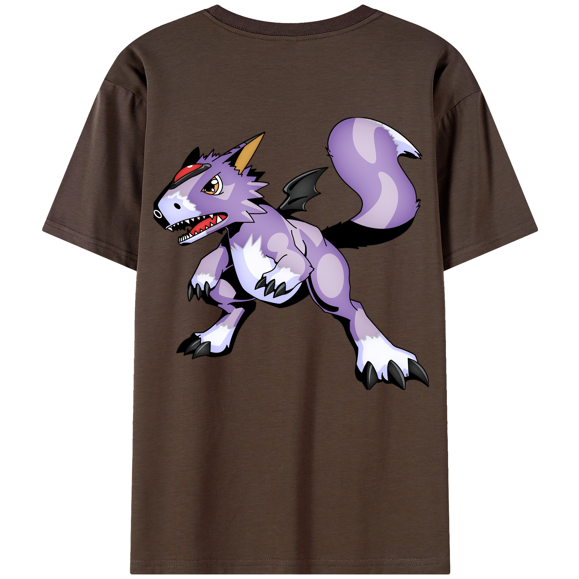 （画像用） Digimon デジタルモンスター/デジモン 綿100％半袖Tシャツ（背面プリント）