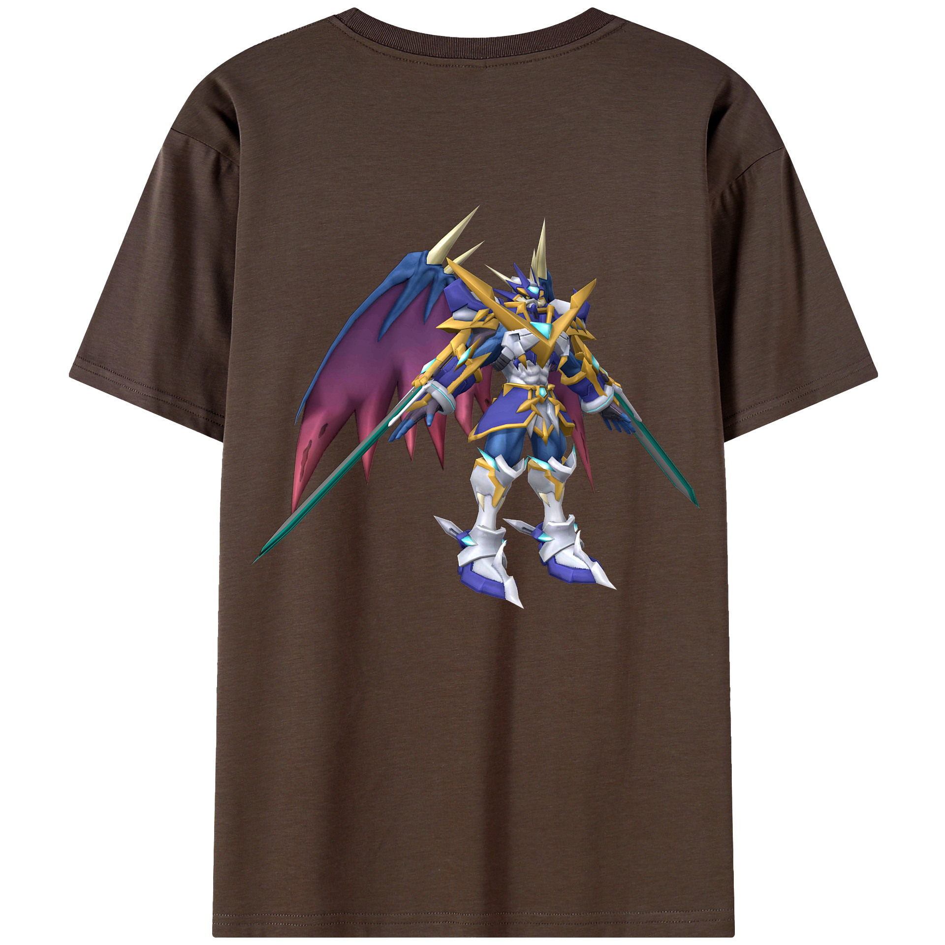 （画像用） Digimon デジタルモンスター/デジモン 綿100％半袖Tシャツ（背面プリント）
