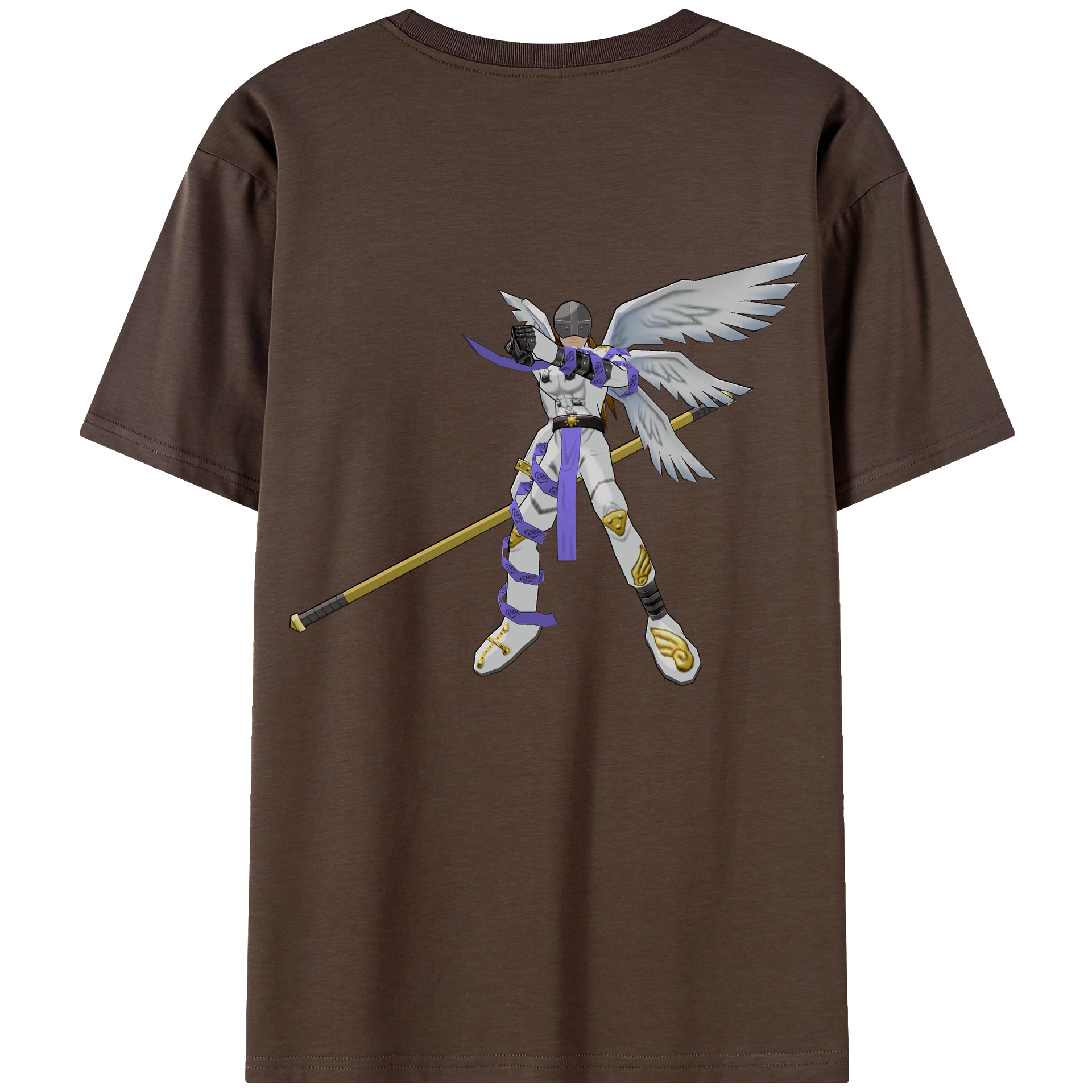 （画像用） Digimon デジタルモンスター/デジモン 綿100％半袖Tシャツ（背面プリント）