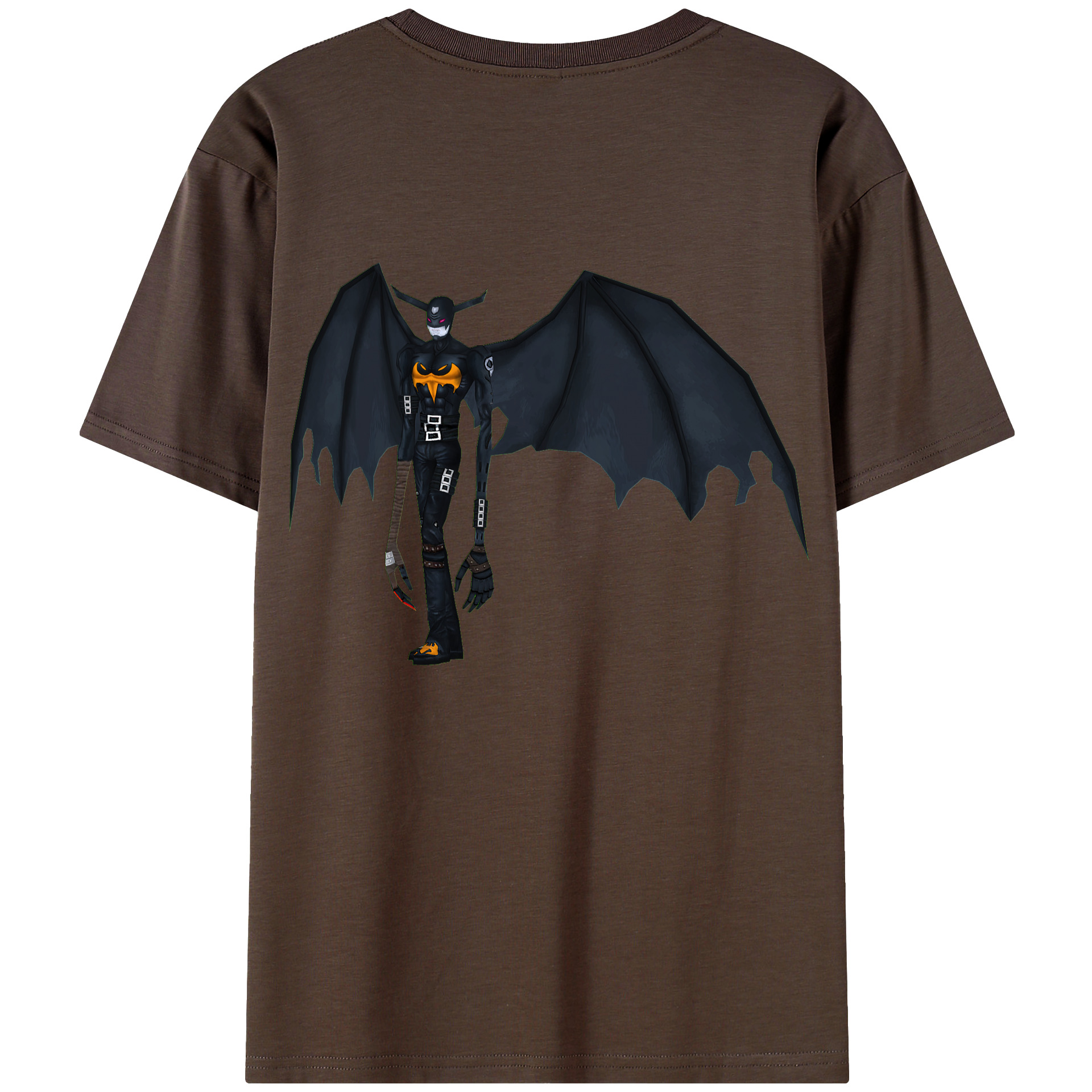 （画像用） Digimon デジタルモンスター/デジモン 綿100％半袖Tシャツ（背面プリント）