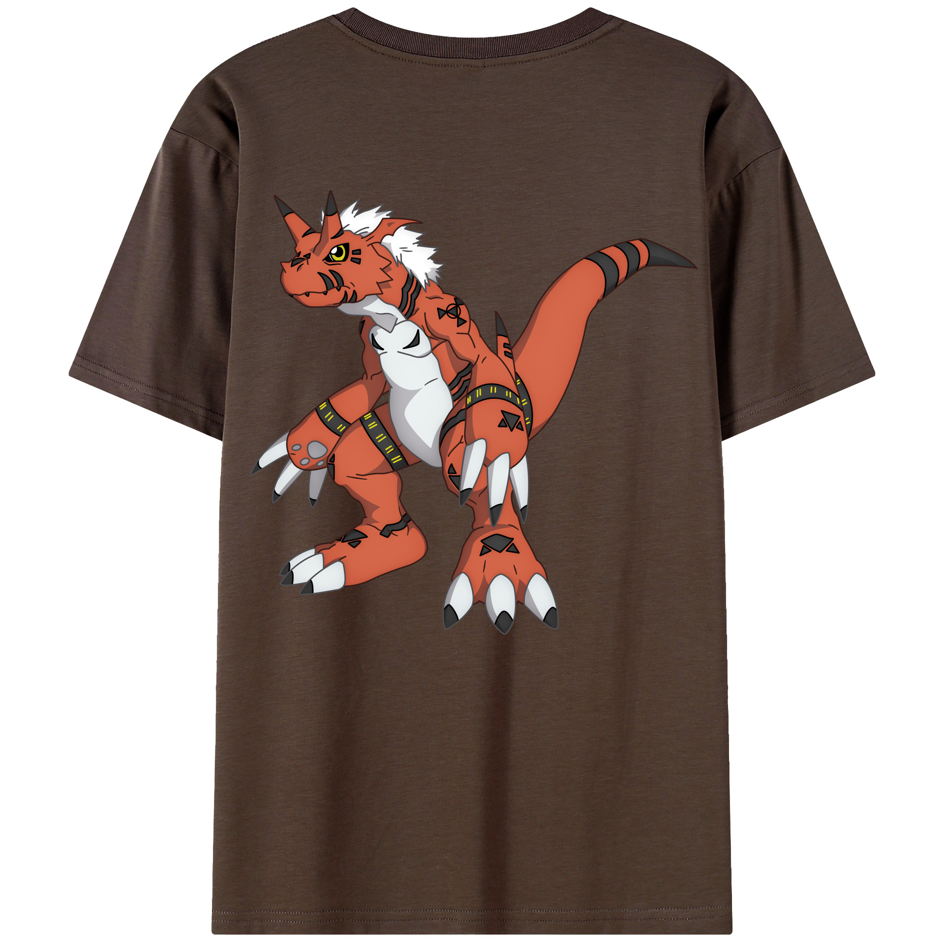 （画像用） Digimon デジタルモンスター/デジモン 綿100％半袖Tシャツ（背面プリント）