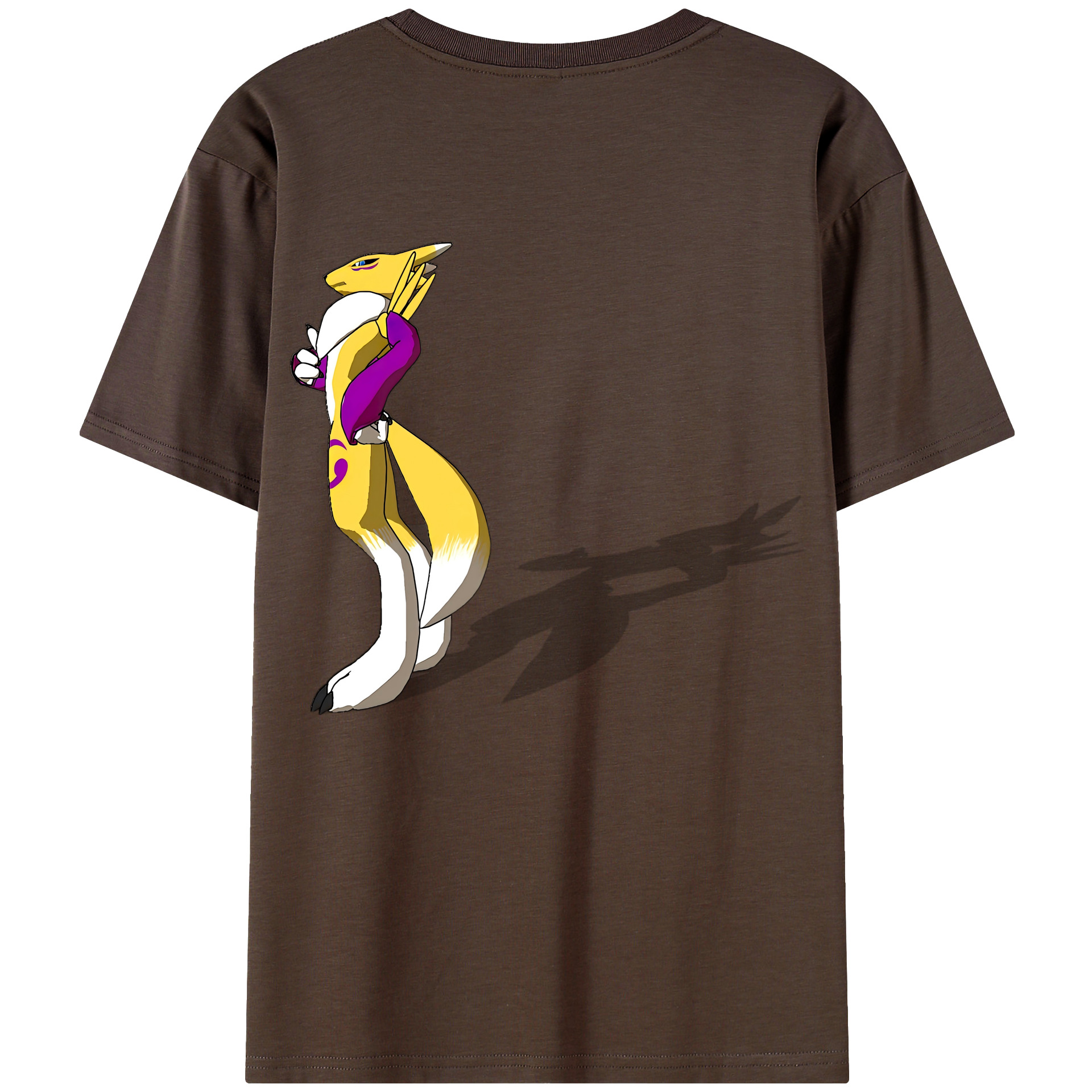 （画像用） Digimon デジタルモンスター/デジモン 綿100％半袖Tシャツ（背面プリント）
