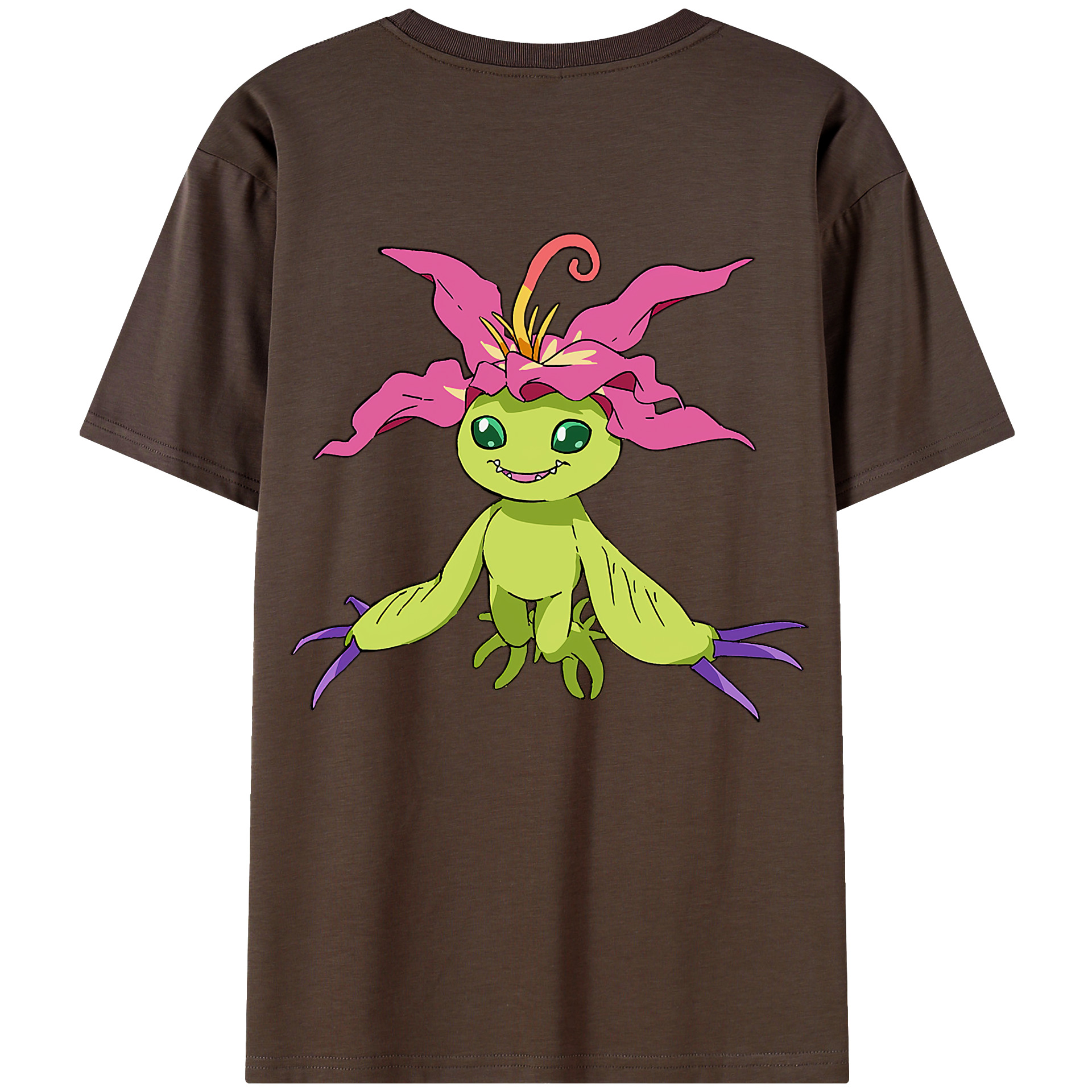 （画像用） Digimon デジタルモンスター/デジモン 綿100％半袖Tシャツ（背面プリント）