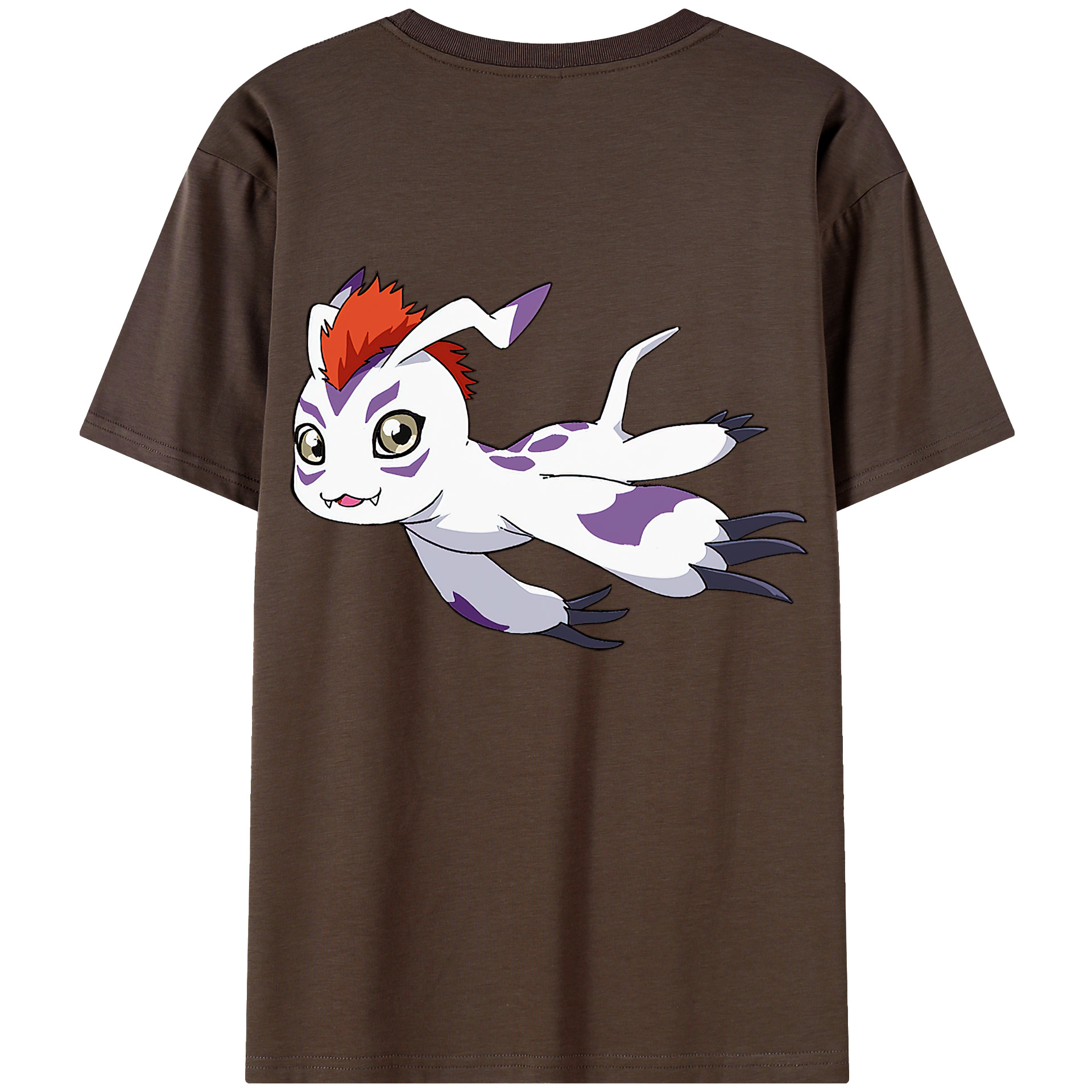 （画像用） Digimon デジタルモンスター/デジモン 綿100％半袖Tシャツ（背面プリント）