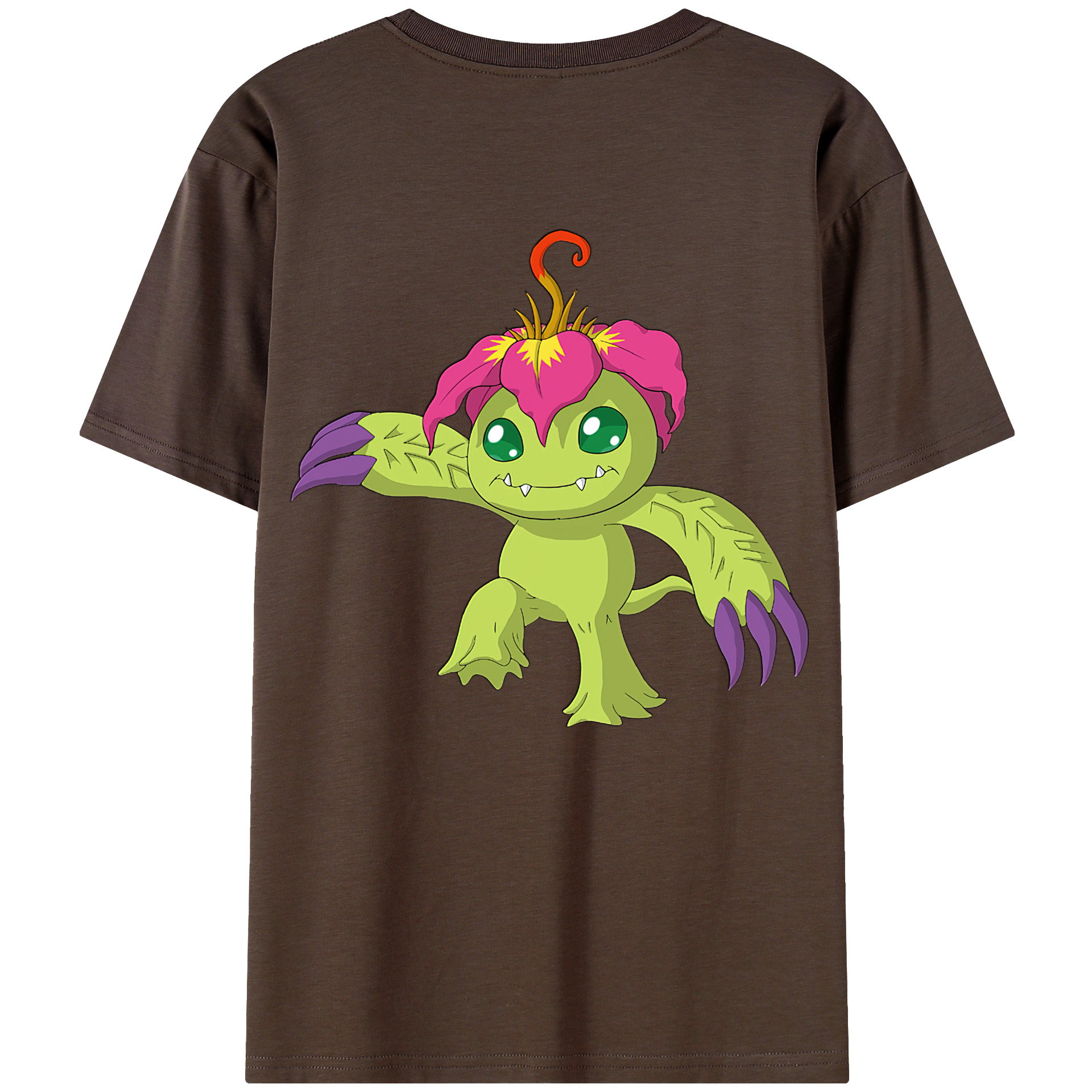 （画像用） Digimon デジタルモンスター/デジモン 綿100％半袖Tシャツ（背面プリント）