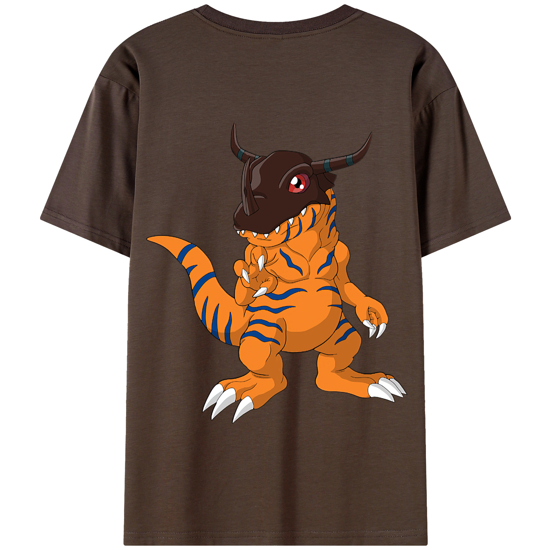 （画像用） Digimon デジタルモンスター/デジモン 綿100％半袖Tシャツ（背面プリント）