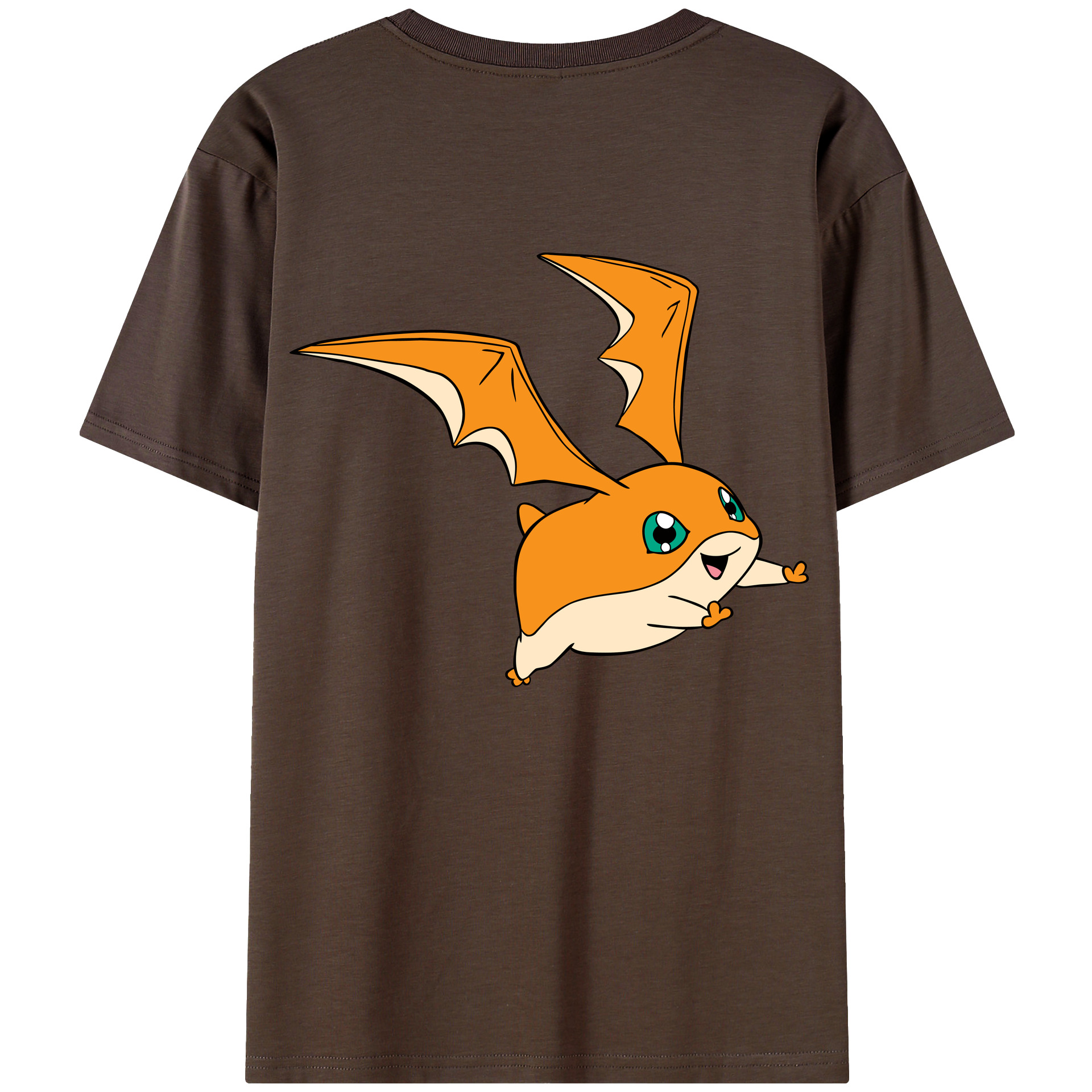 （画像用） Digimon デジタルモンスター/デジモン 綿100％半袖Tシャツ（背面プリント）