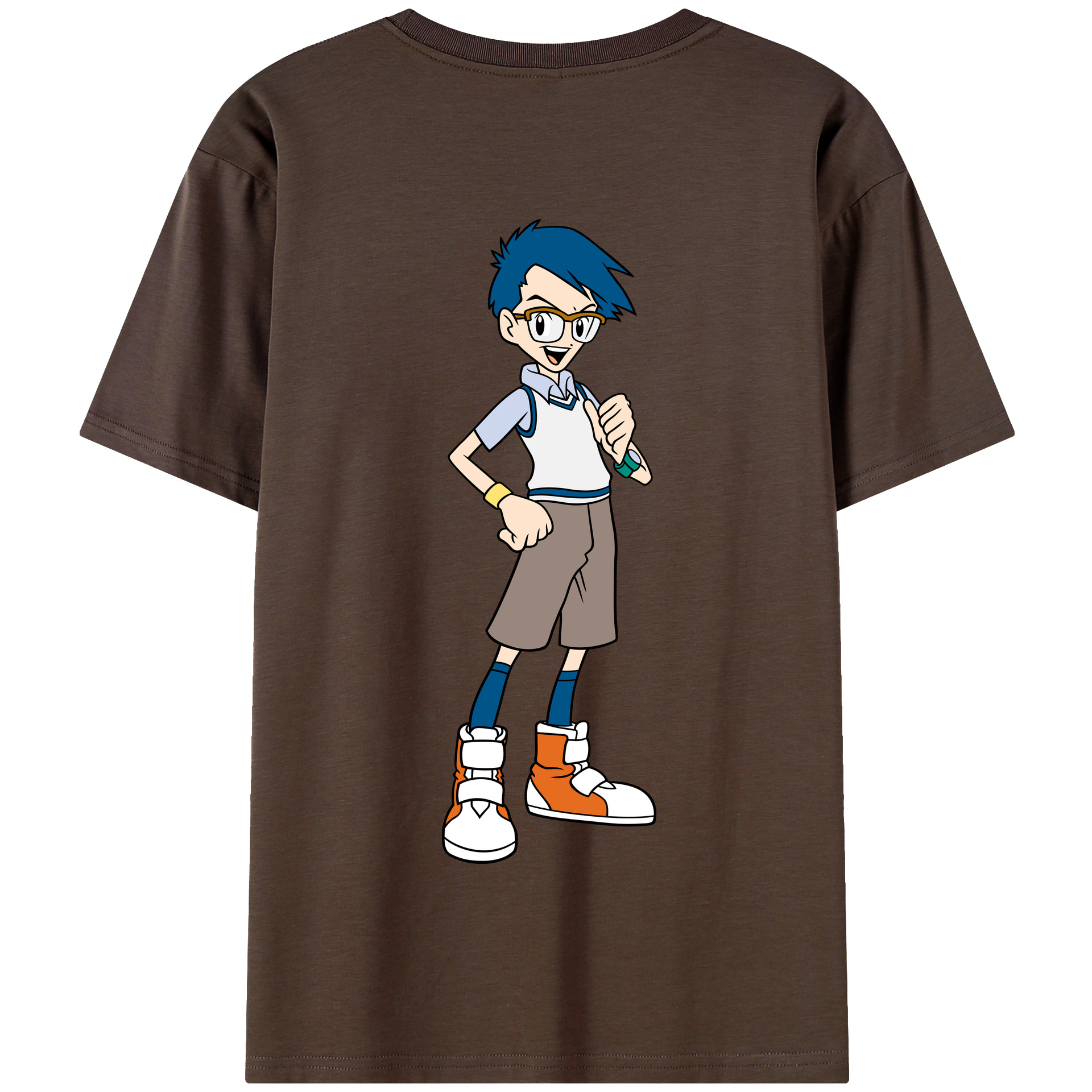 （画像用） Digimon デジタルモンスター/デジモン 綿100％半袖Tシャツ（背面プリント）