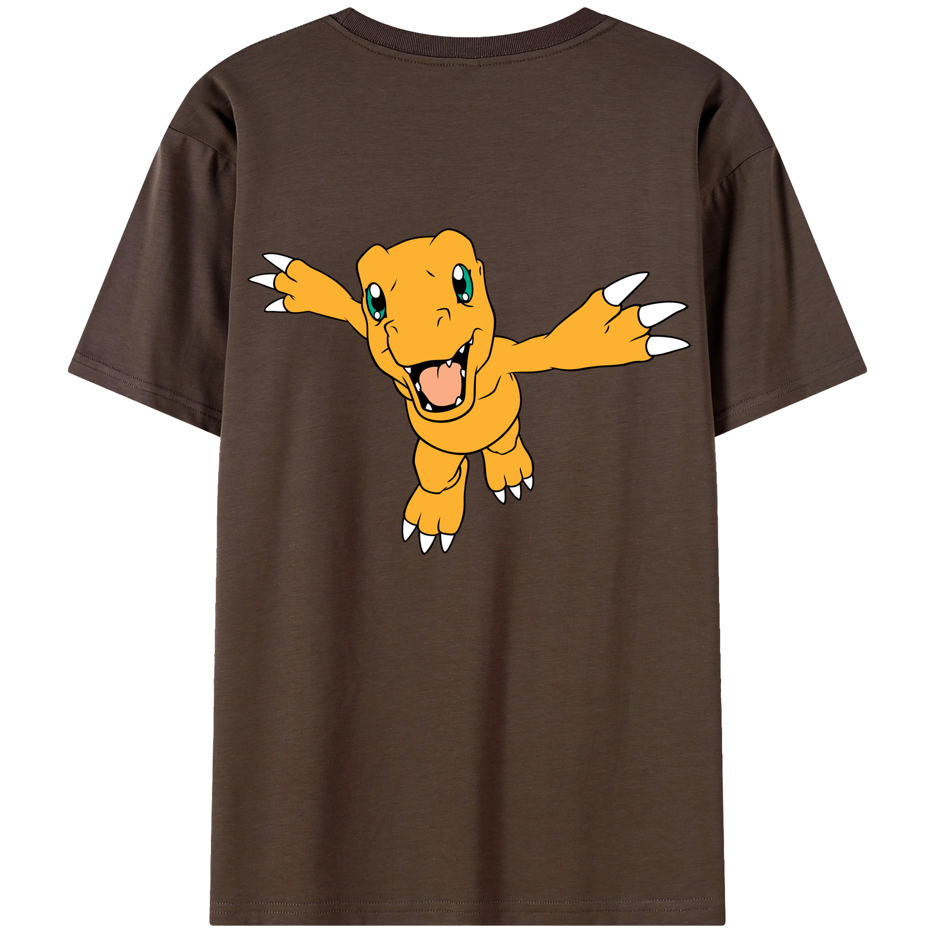 （画像用） Digimon デジタルモンスター/デジモン 綿100％半袖Tシャツ（背面プリント）