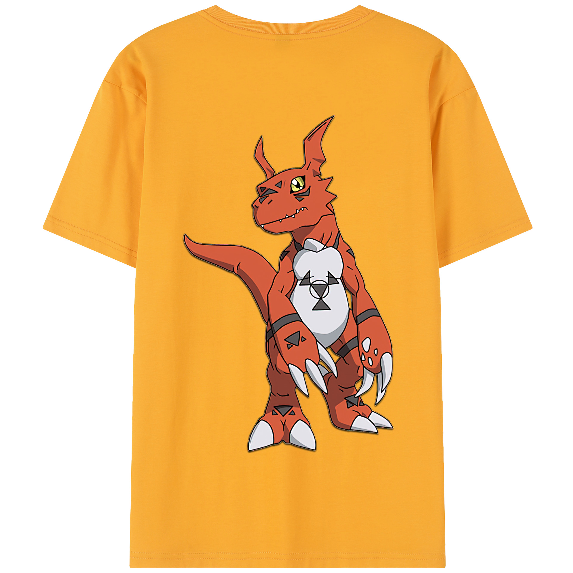 （画像用） Digimon デジタルモンスター/デジモン 綿100％半袖Tシャツ（背面プリント）