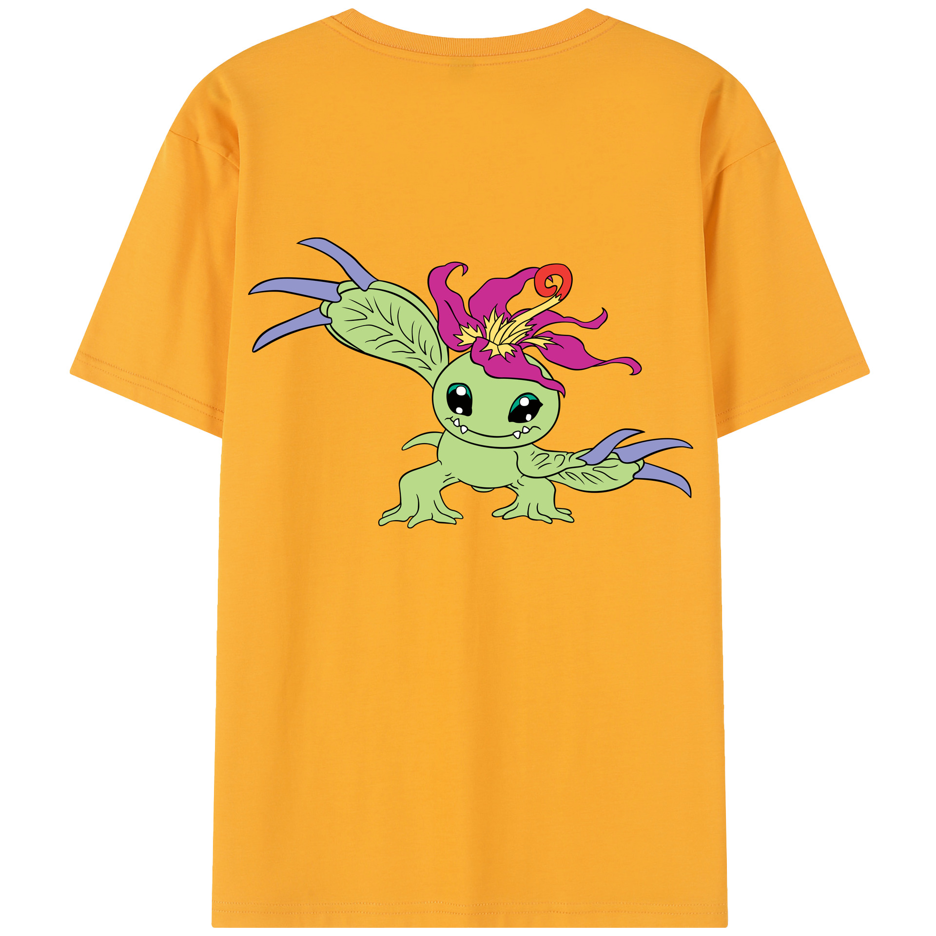 （画像用） Digimon デジタルモンスター/デジモン 綿100％半袖Tシャツ（背面プリント）