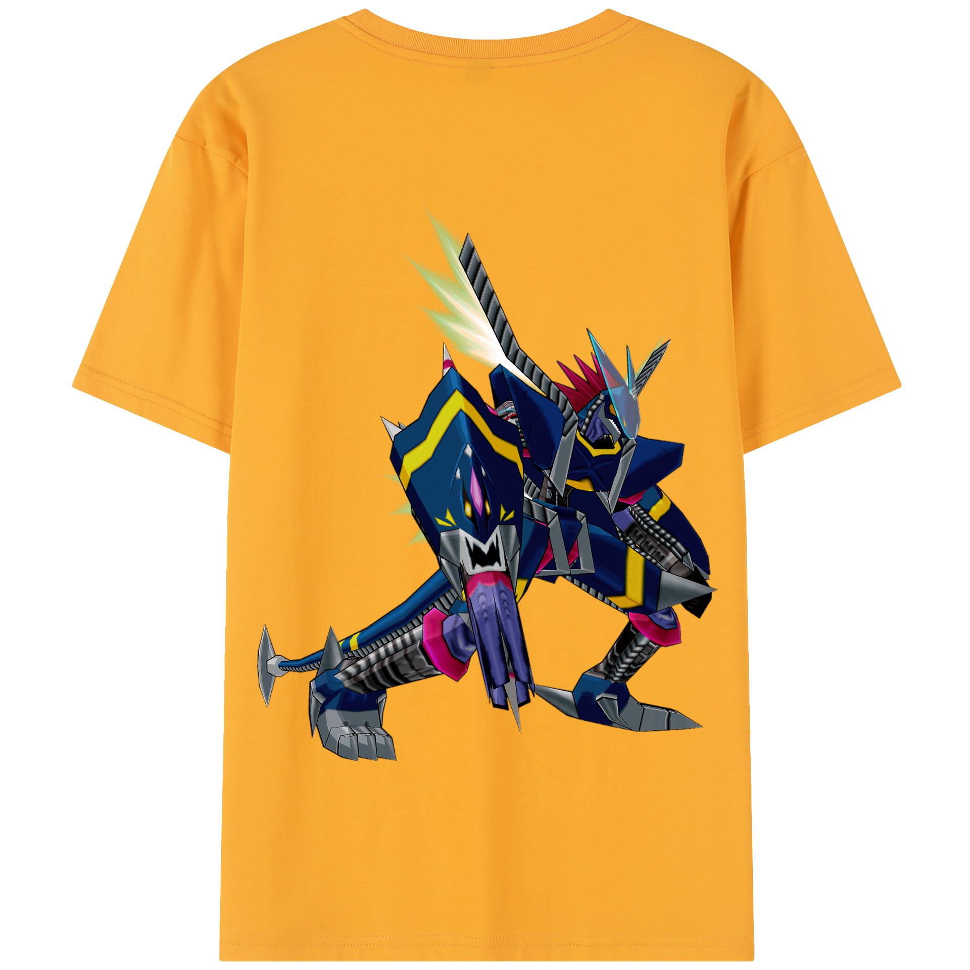 （画像用） Digimon デジタルモンスター/デジモン 綿100％半袖Tシャツ（背面プリント）