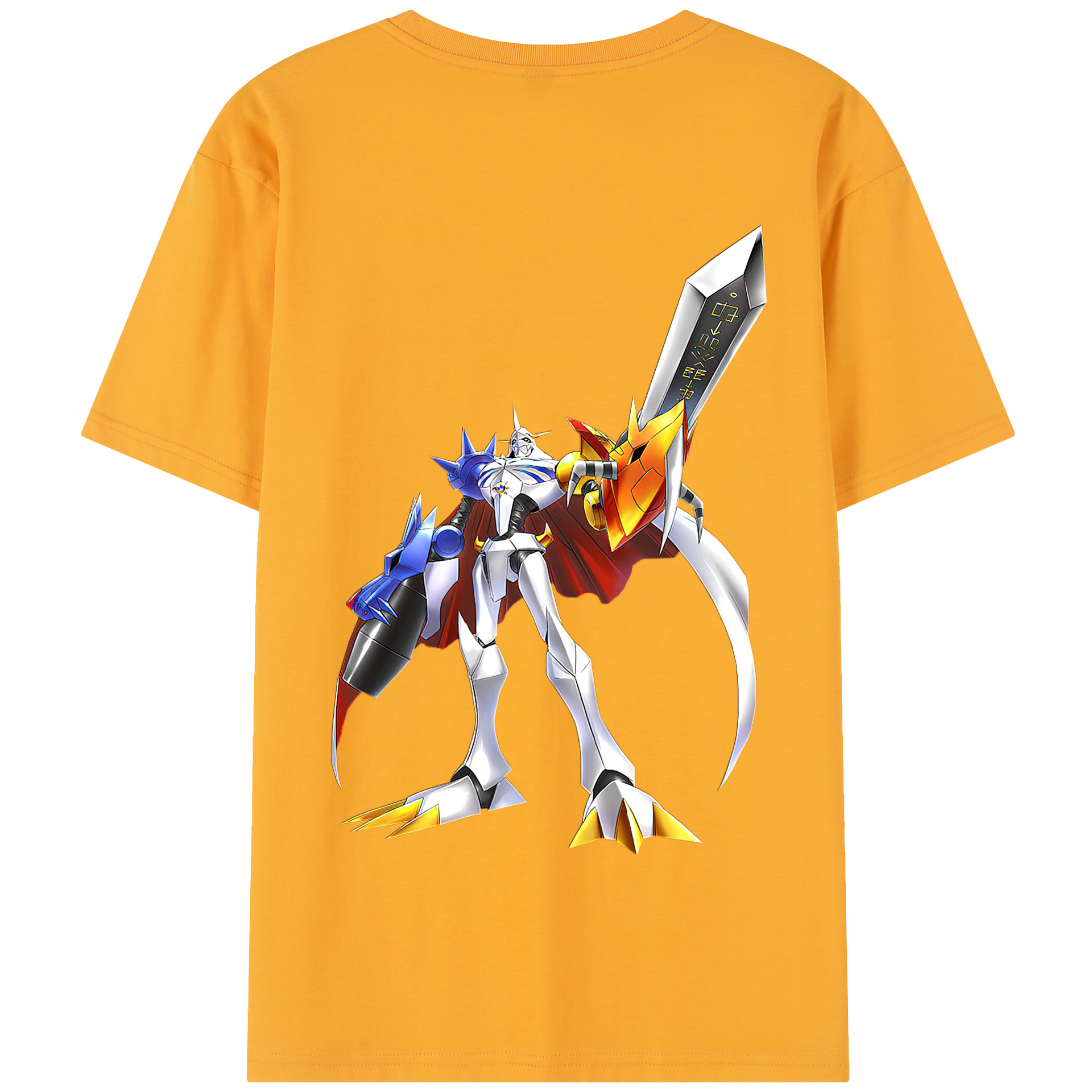 （画像用） Digimon デジタルモンスター/デジモン 綿100％半袖Tシャツ（背面プリント）