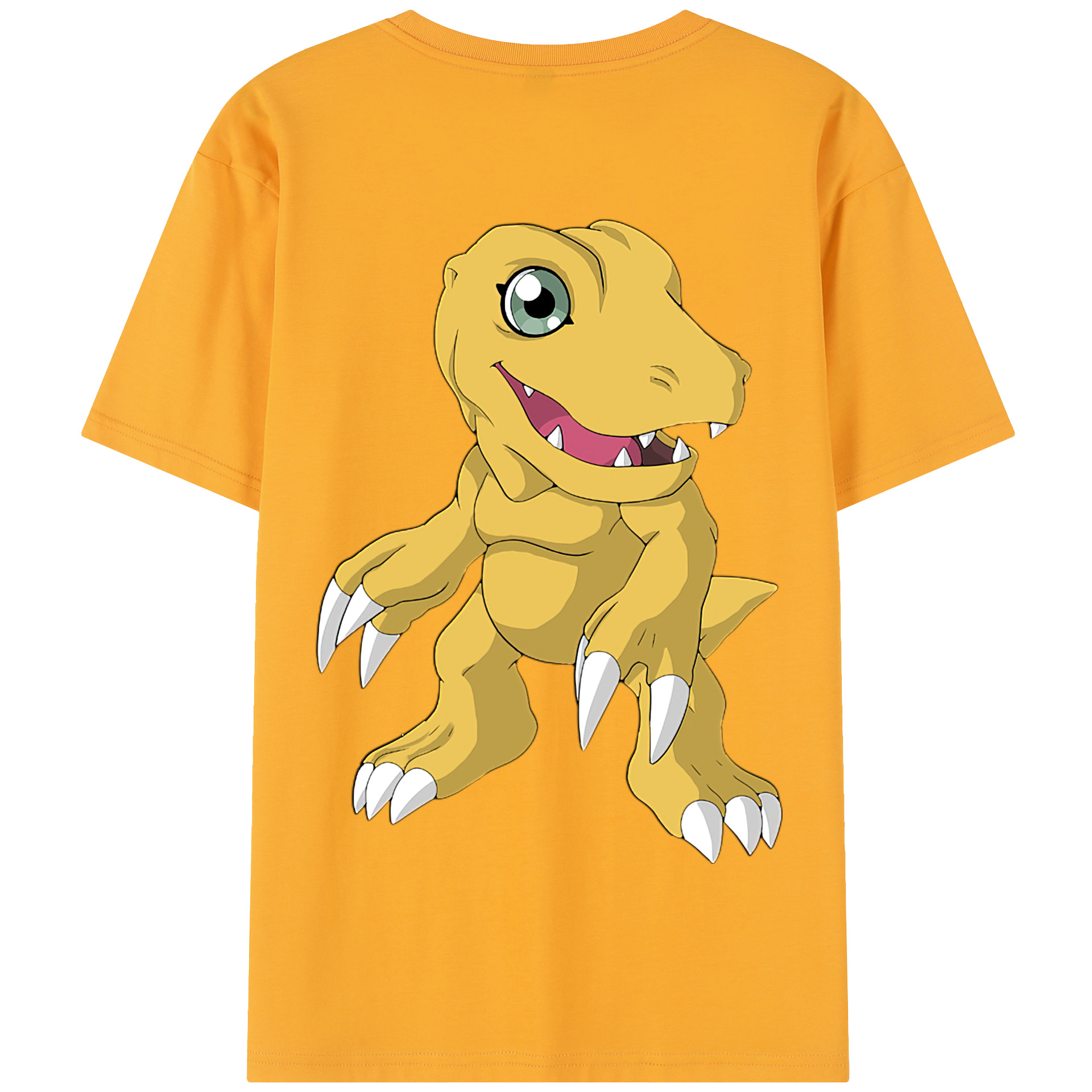 （画像用） Digimon デジタルモンスター/デジモン 綿100％半袖Tシャツ（背面プリント）