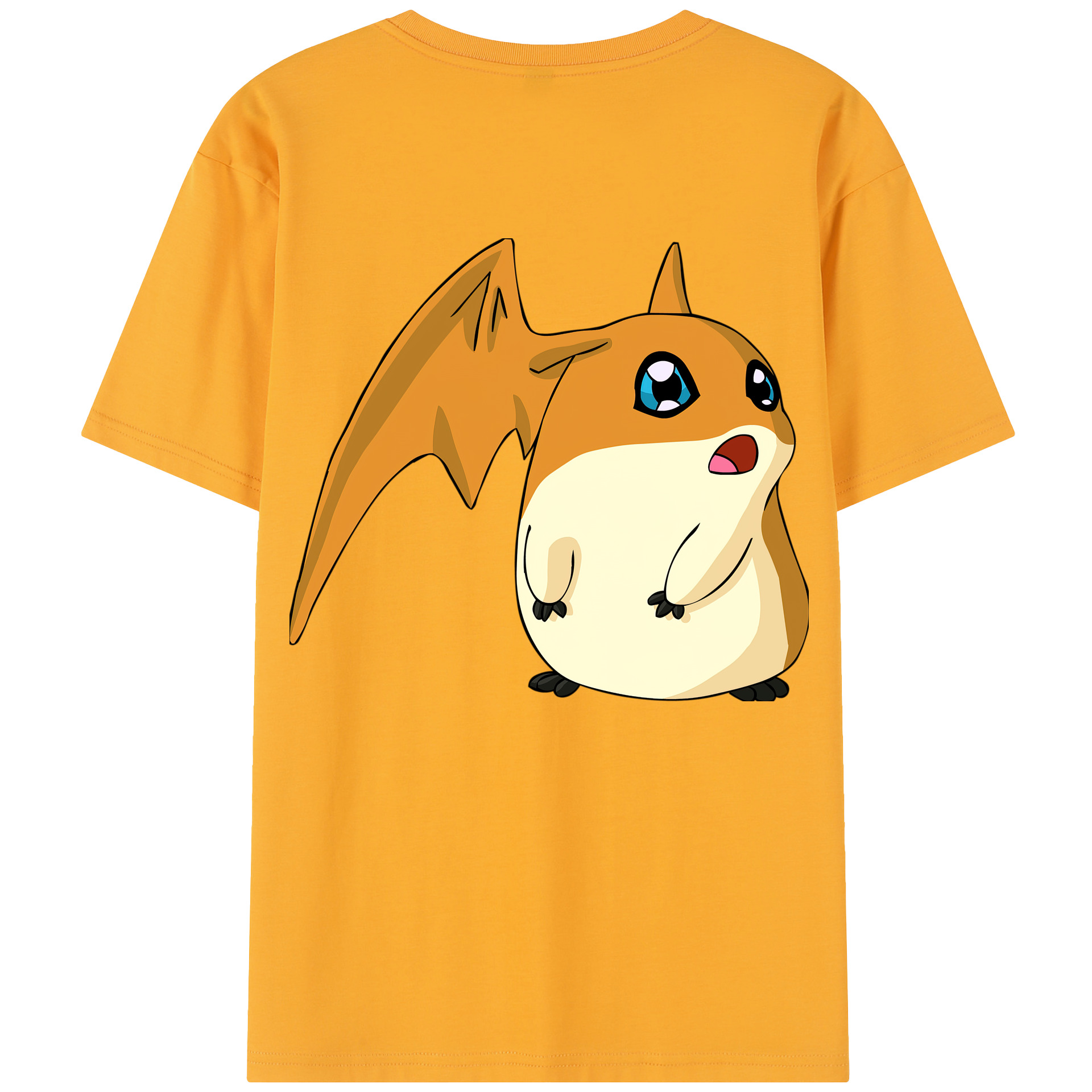 （画像用） Digimon デジタルモンスター/デジモン 綿100％半袖Tシャツ（背面プリント）