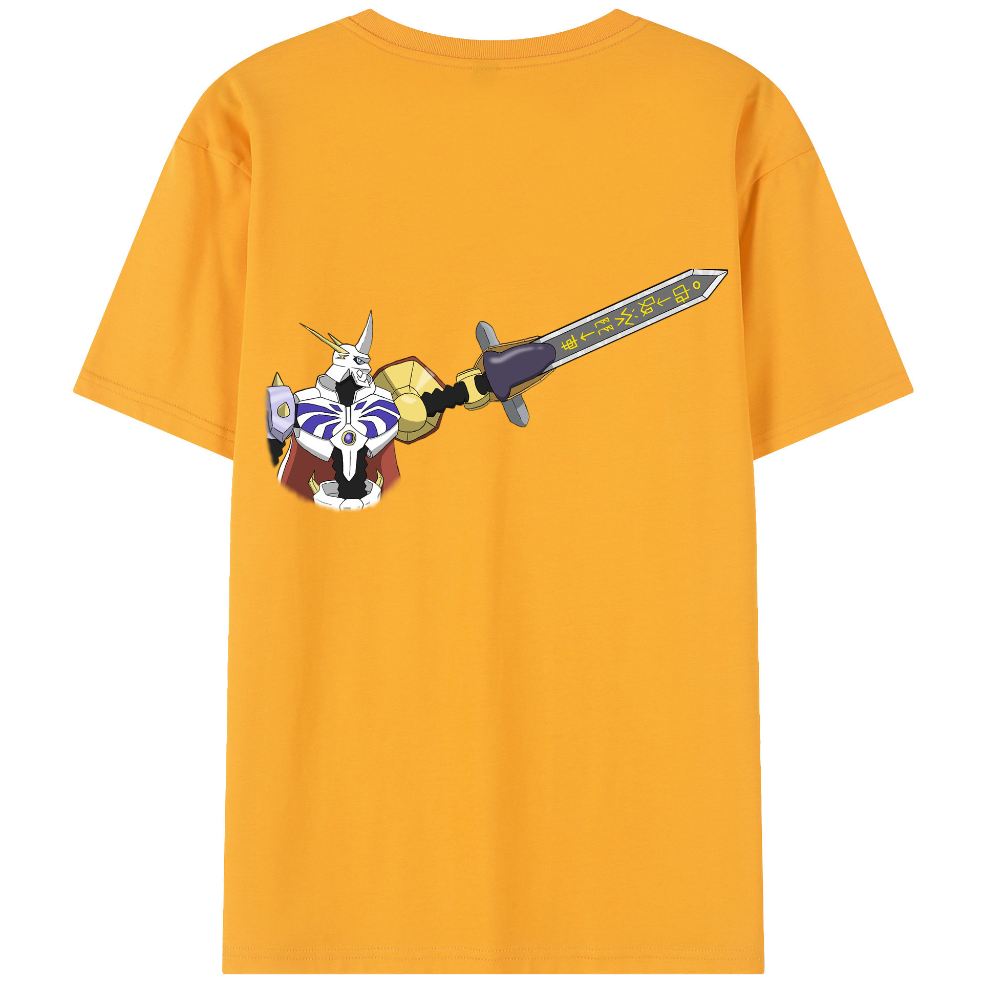 （画像用） Digimon デジタルモンスター/デジモン 綿100％半袖Tシャツ（背面プリント）