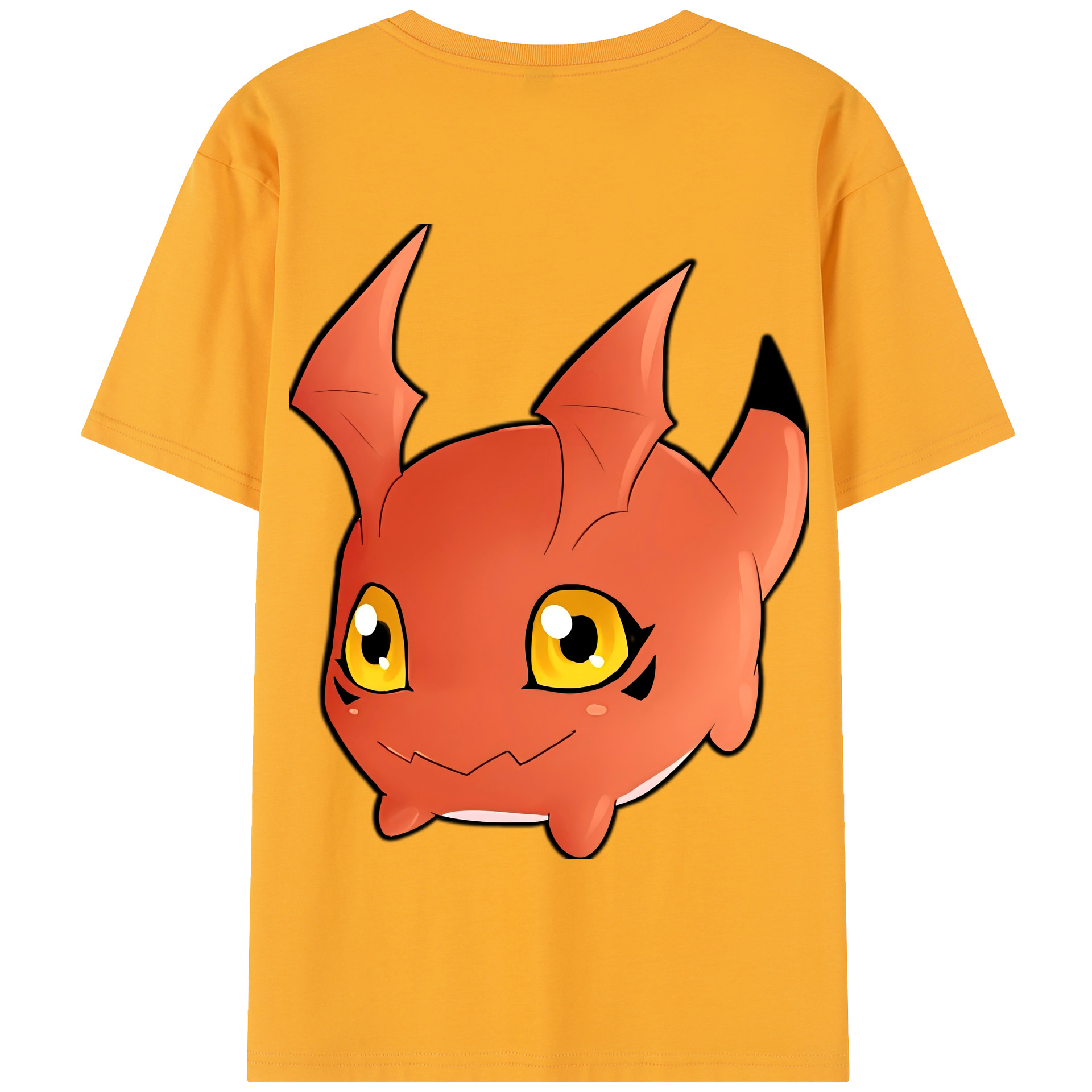 （画像用） Digimon デジタルモンスター/デジモン 綿100％半袖Tシャツ（背面プリント）