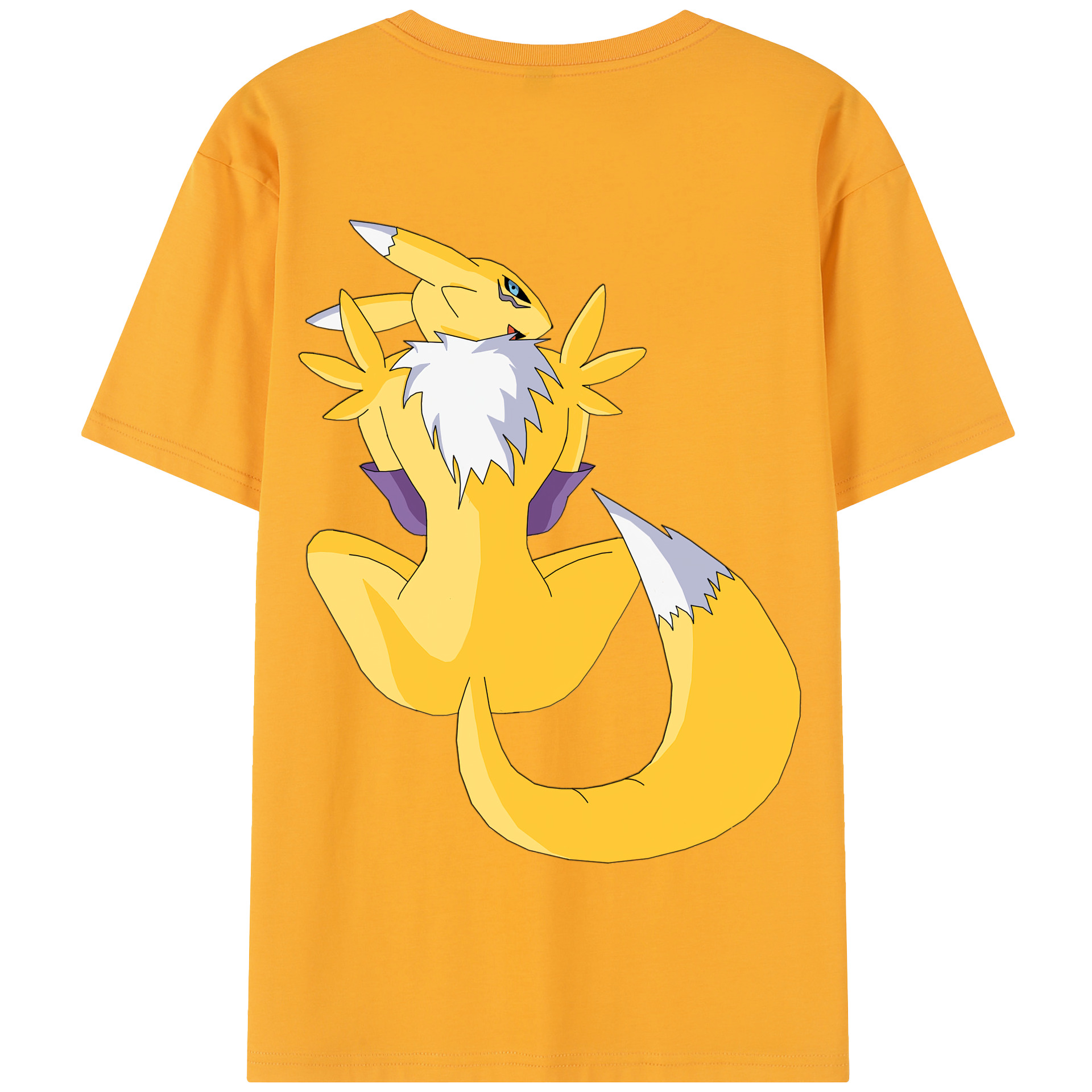 （画像用） Digimon デジタルモンスター/デジモン 綿100％半袖Tシャツ（背面プリント）