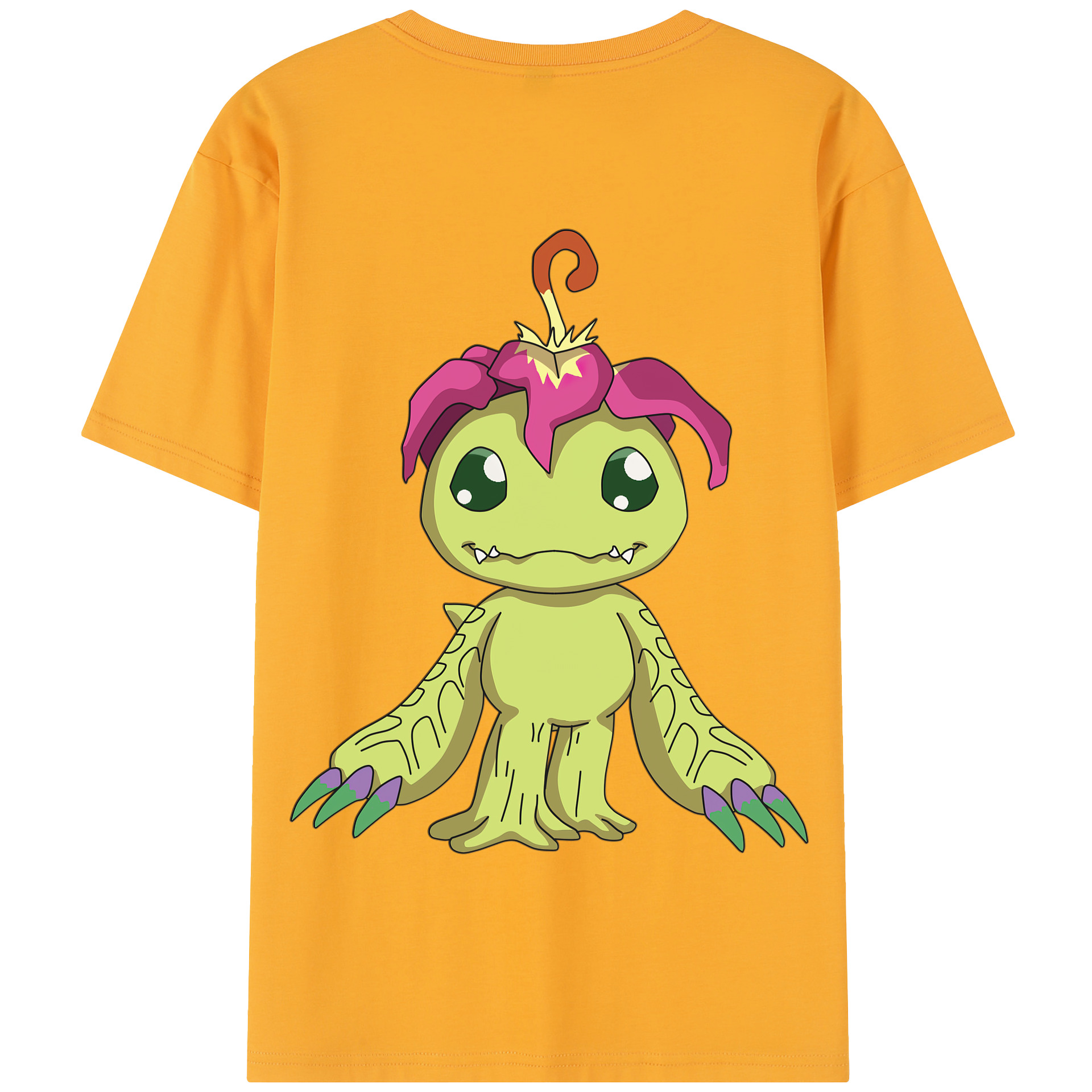 （画像用） Digimon デジタルモンスター/デジモン 綿100％半袖Tシャツ（背面プリント）