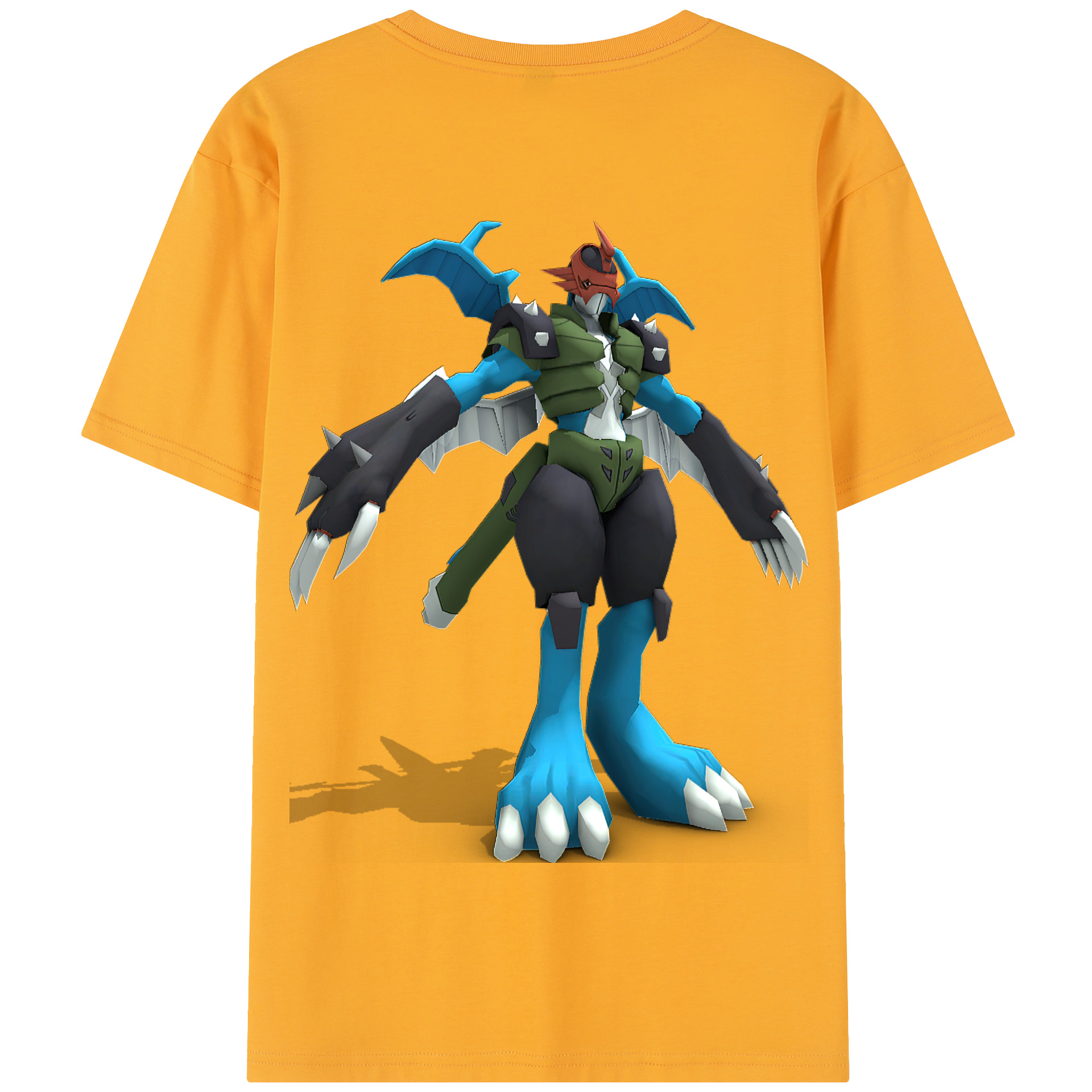 （画像用） Digimon デジタルモンスター/デジモン 綿100％半袖Tシャツ（背面プリント）