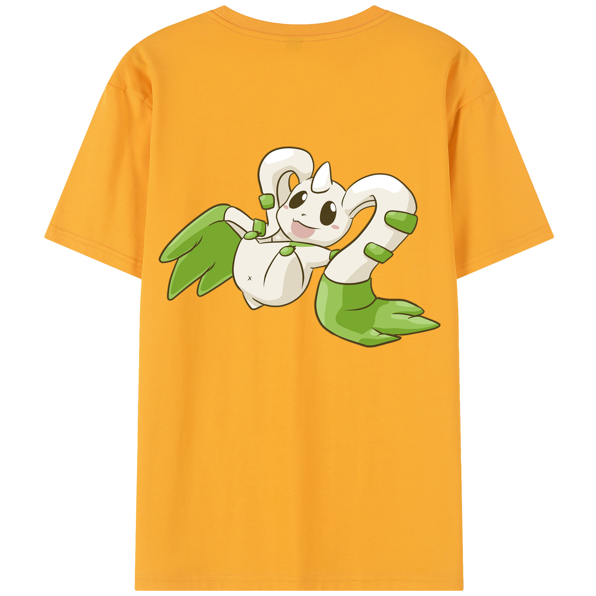 （画像用） Digimon デジタルモンスター/デジモン 綿100％半袖Tシャツ（背面プリント）