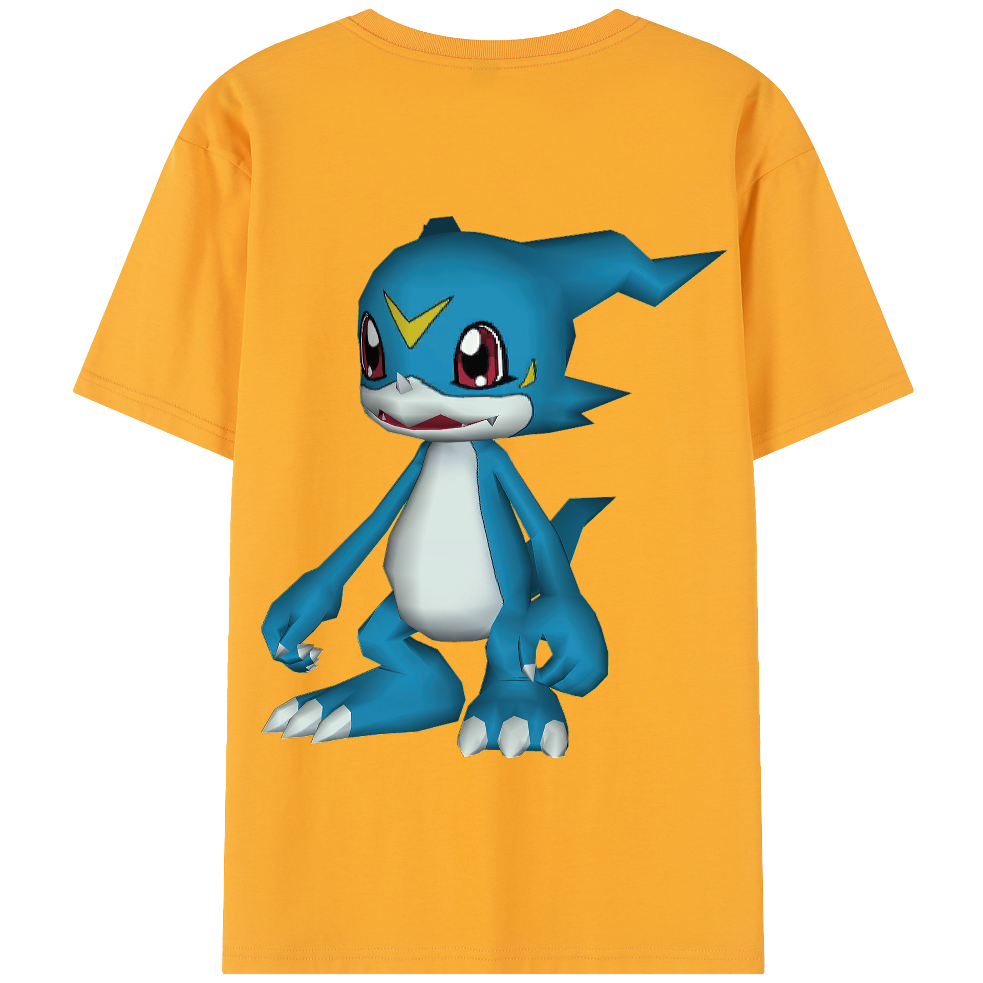 （画像用） Digimon デジタルモンスター/デジモン 綿100％半袖Tシャツ（背面プリント）