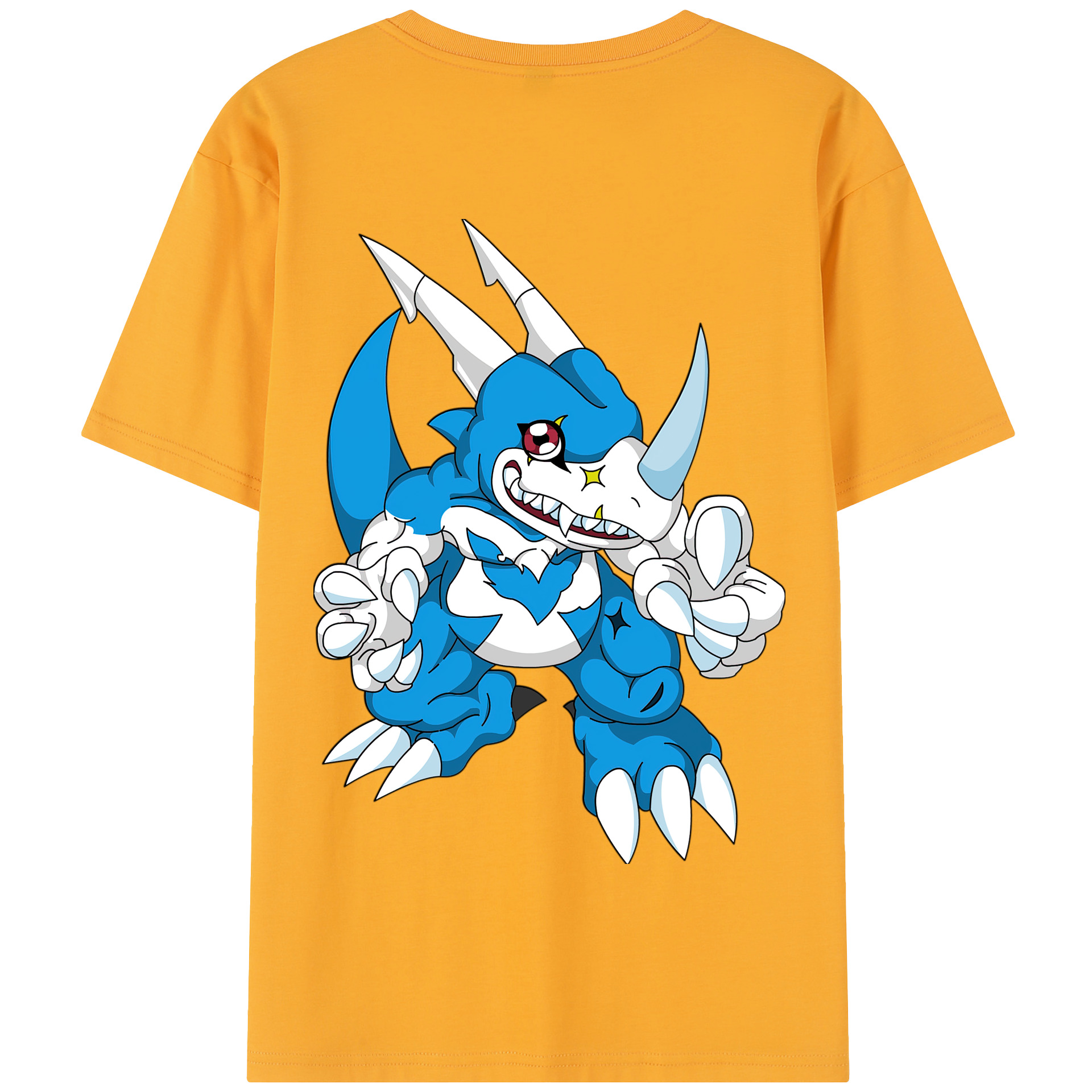 （画像用） Digimon デジタルモンスター/デジモン 綿100％半袖Tシャツ（背面プリント）