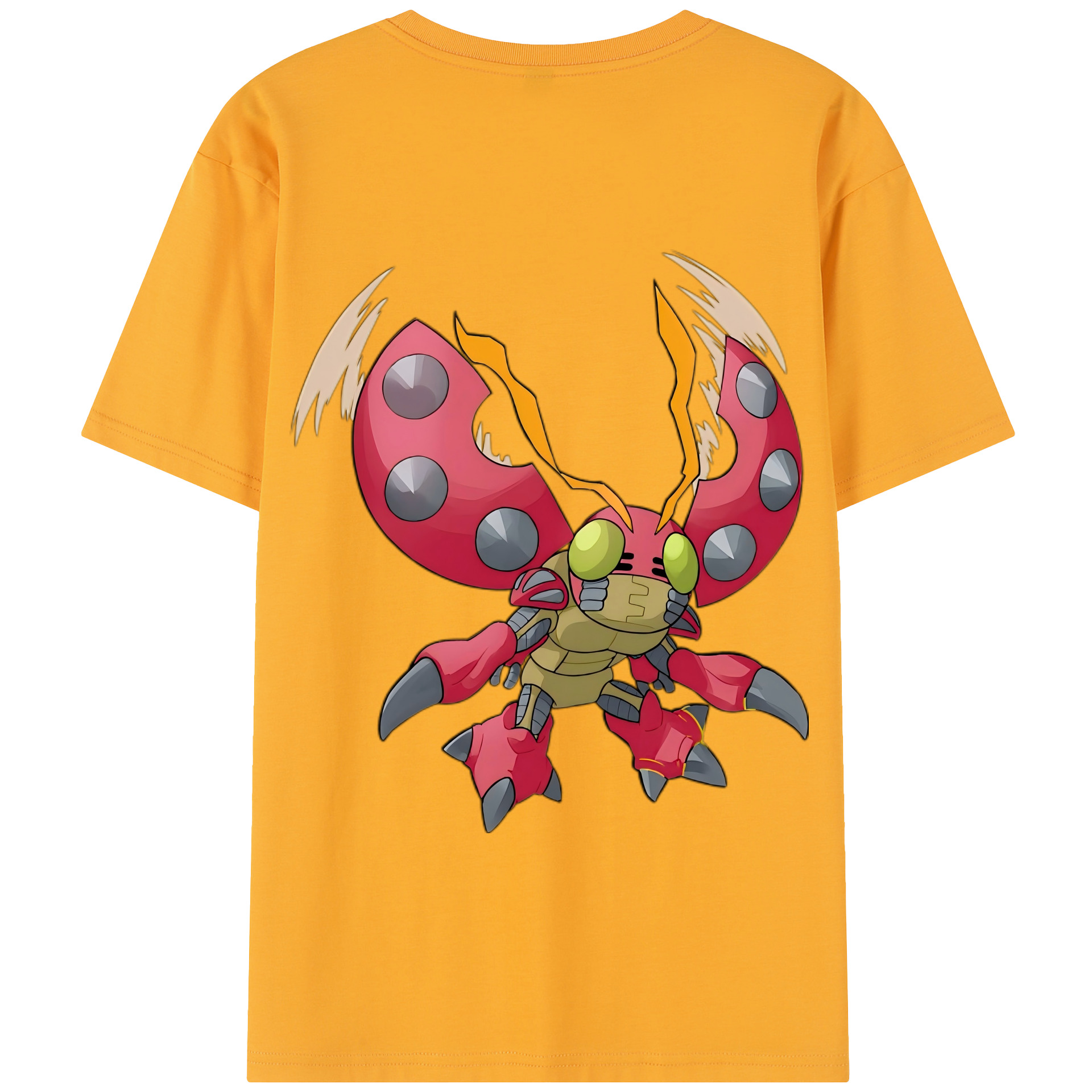 （画像用） Digimon デジタルモンスター/デジモン 綿100％半袖Tシャツ（背面プリント）