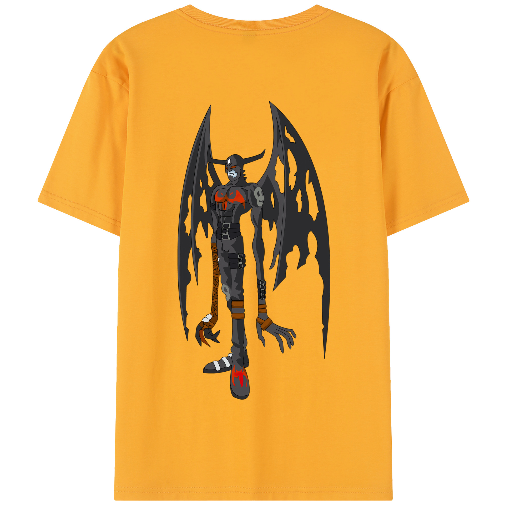 （画像用） Digimon デジタルモンスター/デジモン 綿100％半袖Tシャツ（背面プリント）