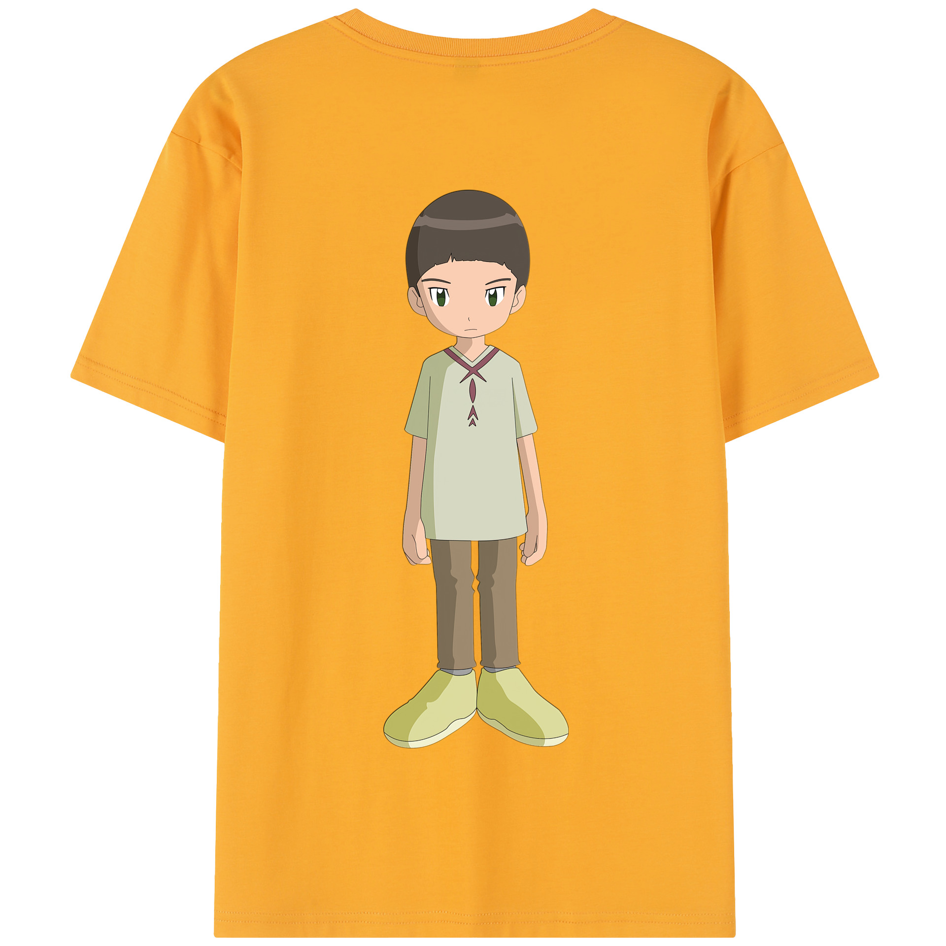 （画像用） Digimon デジタルモンスター/デジモン 綿100％半袖Tシャツ（背面プリント）