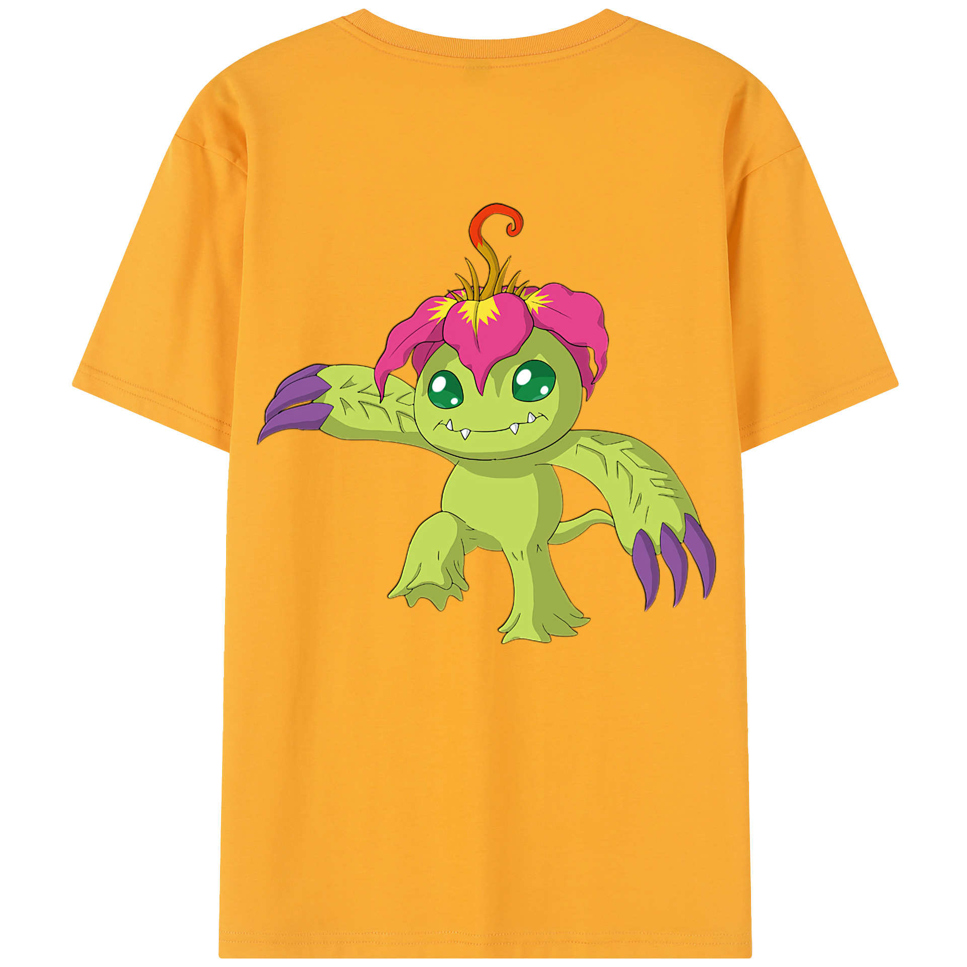 （画像用） Digimon デジタルモンスター/デジモン 綿100％半袖Tシャツ（背面プリント）