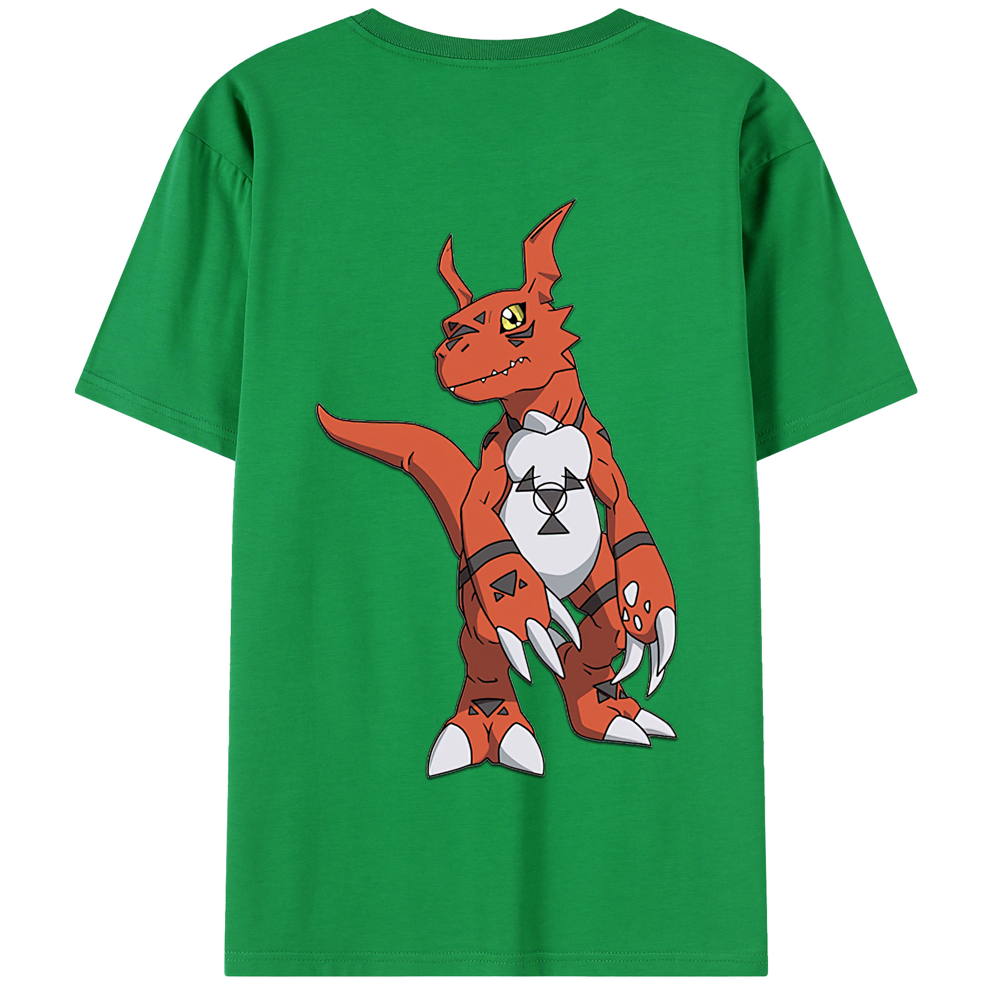 （画像用） Digimon デジタルモンスター/デジモン 綿100％半袖Tシャツ（背面プリント）