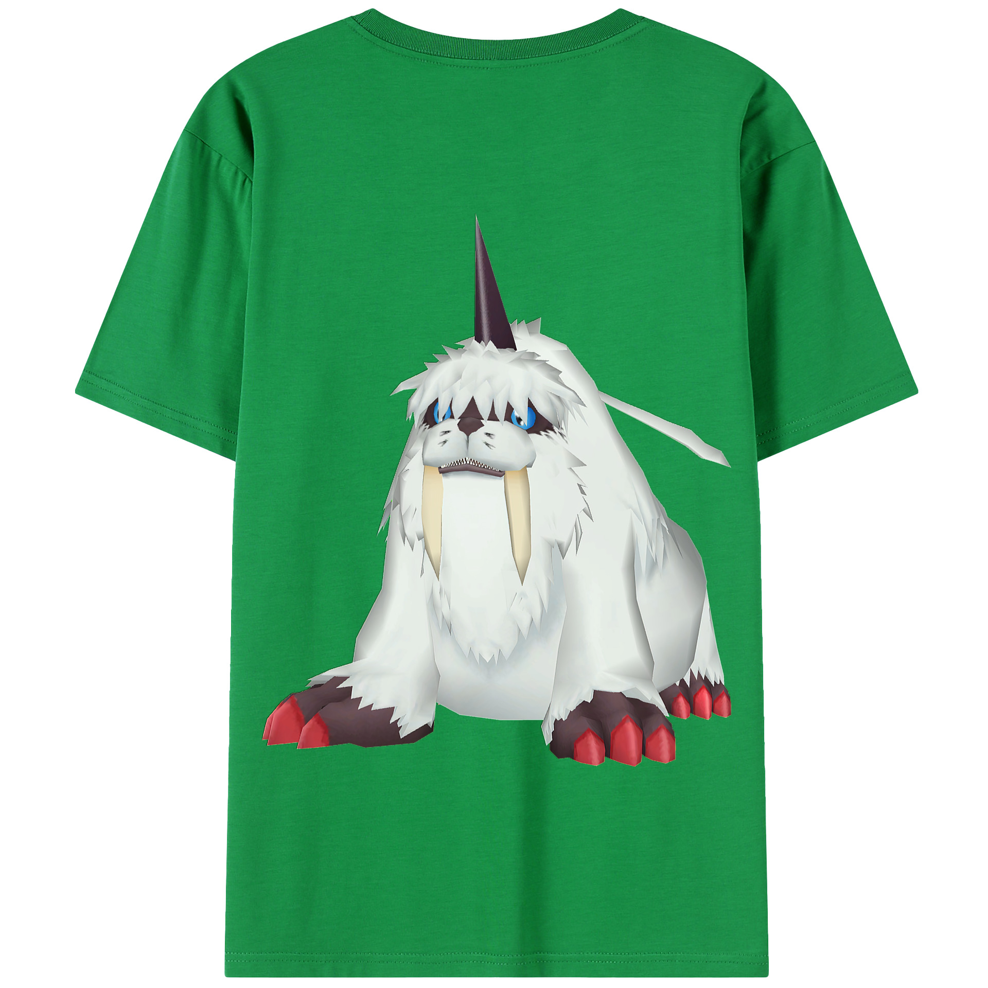 （画像用） Digimon デジタルモンスター/デジモン 綿100％半袖Tシャツ（背面プリント）