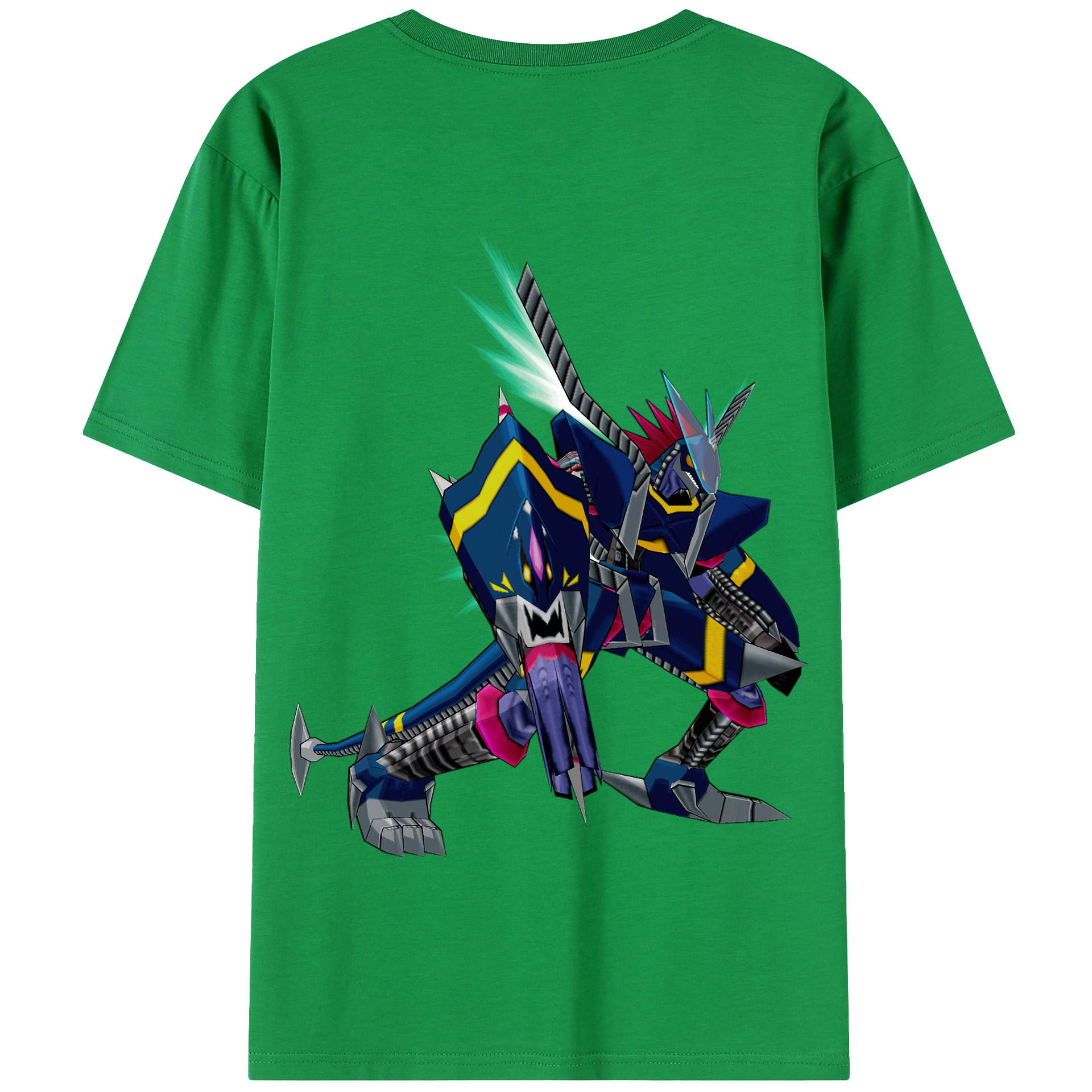 （画像用） Digimon デジタルモンスター/デジモン 綿100％半袖Tシャツ（背面プリント）