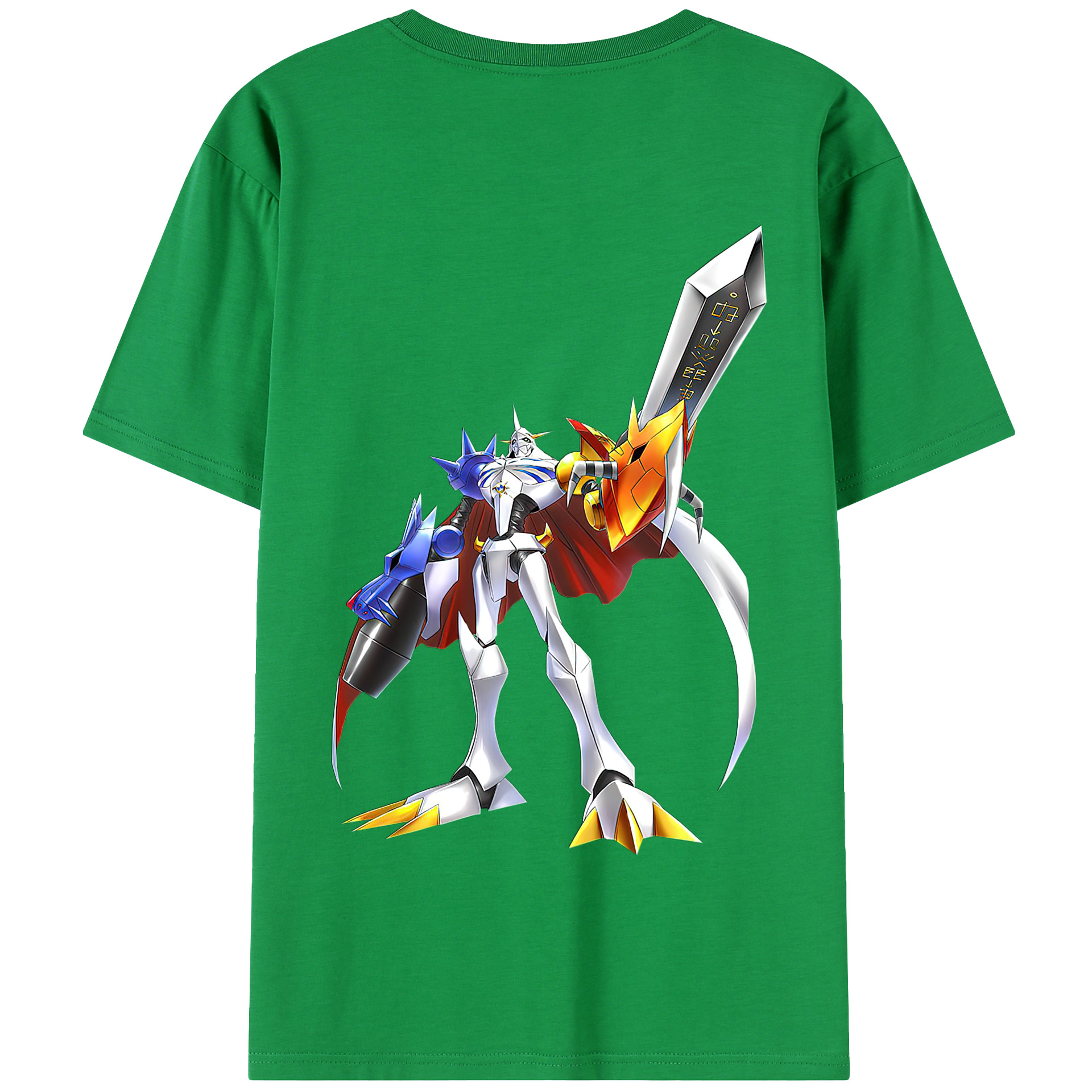 （画像用） Digimon デジタルモンスター/デジモン 綿100％半袖Tシャツ（背面プリント）
