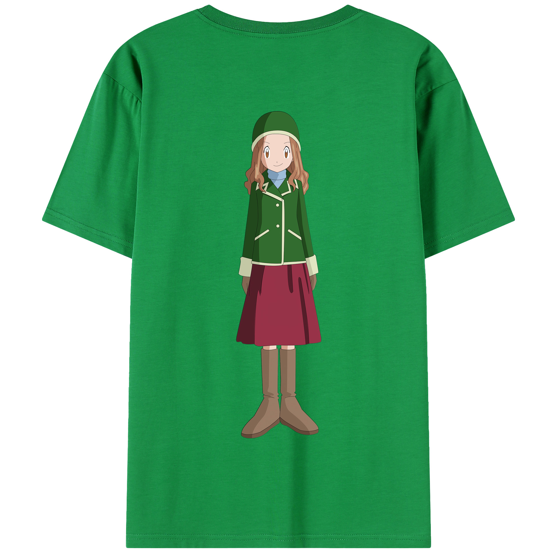 （画像用） Digimon デジタルモンスター/デジモン 綿100％半袖Tシャツ（背面プリント）