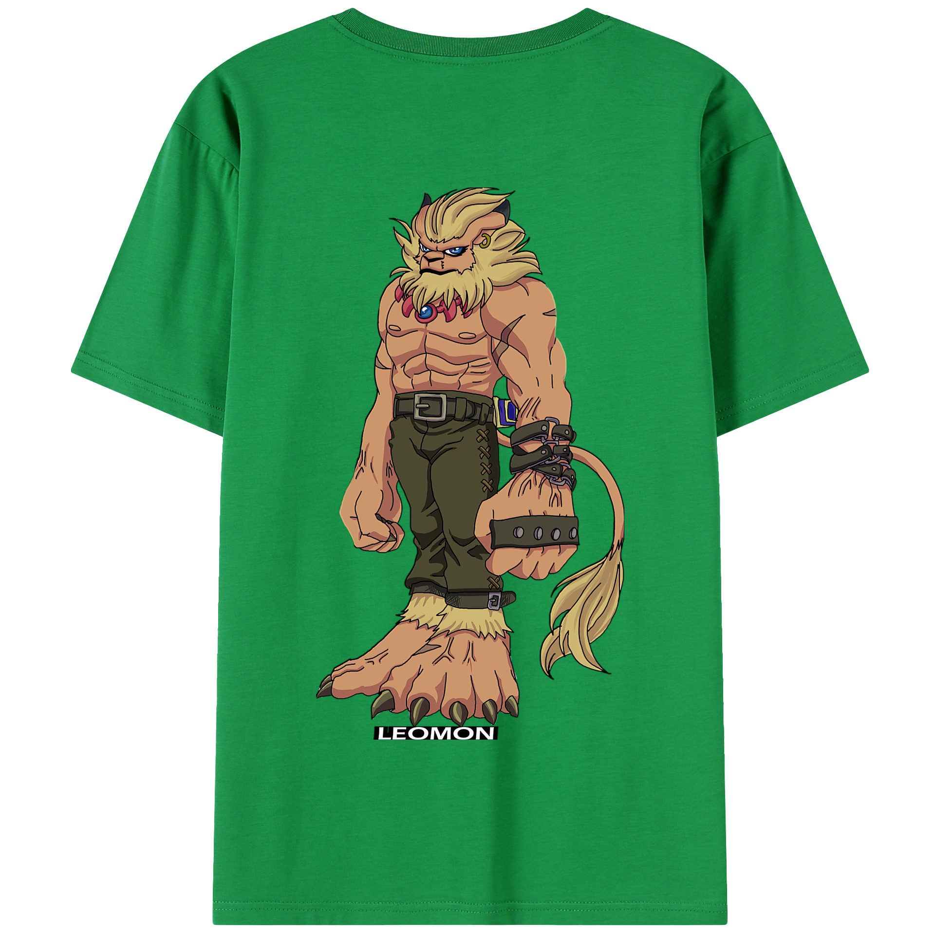 （画像用） Digimon デジタルモンスター/デジモン 綿100％半袖Tシャツ（背面プリント）
