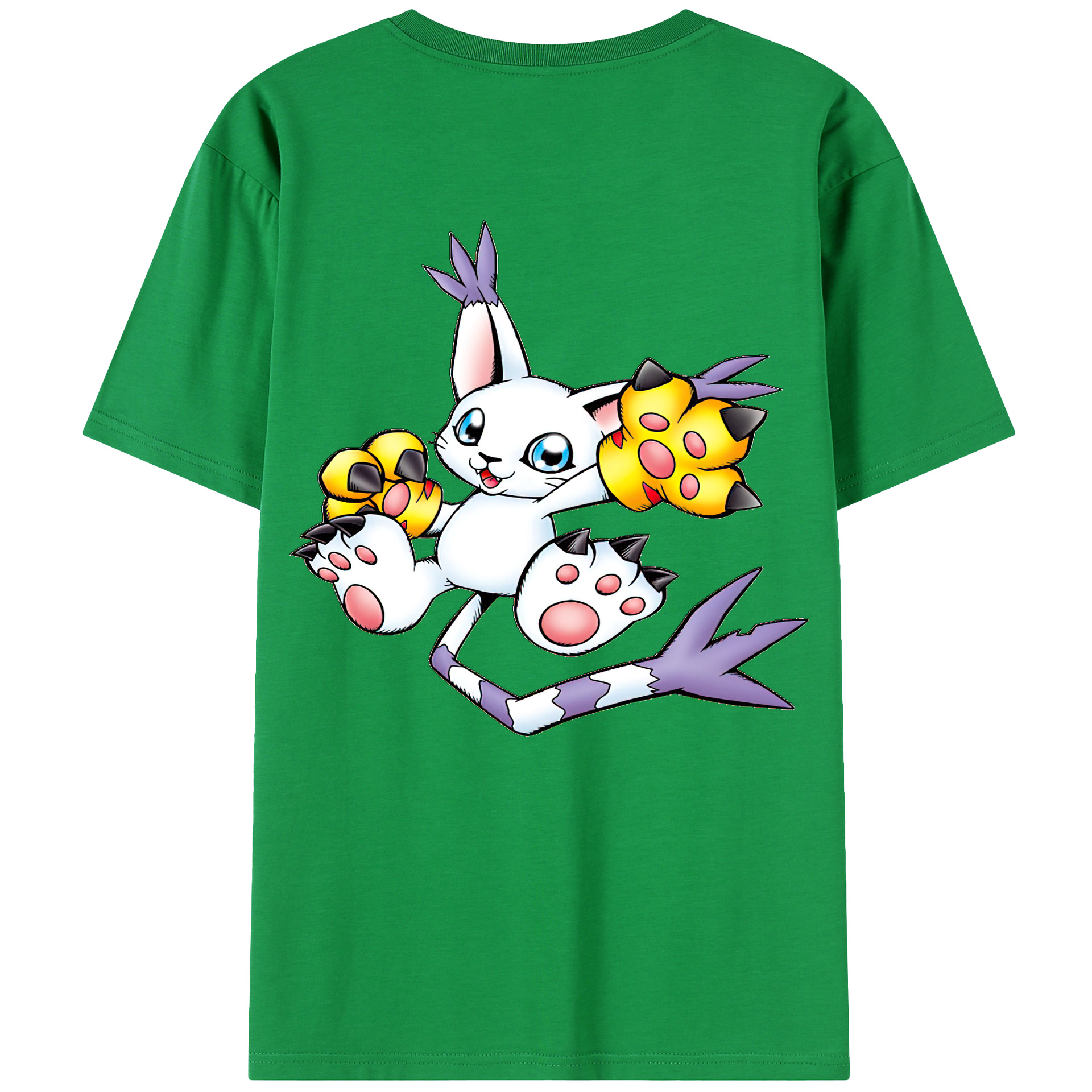 （画像用） Digimon デジタルモンスター/デジモン 綿100％半袖Tシャツ（背面プリント）