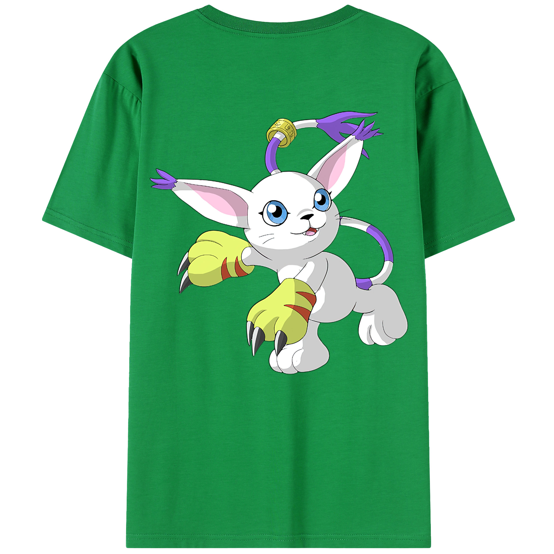 （画像用） Digimon デジタルモンスター/デジモン 綿100％半袖Tシャツ（背面プリント）