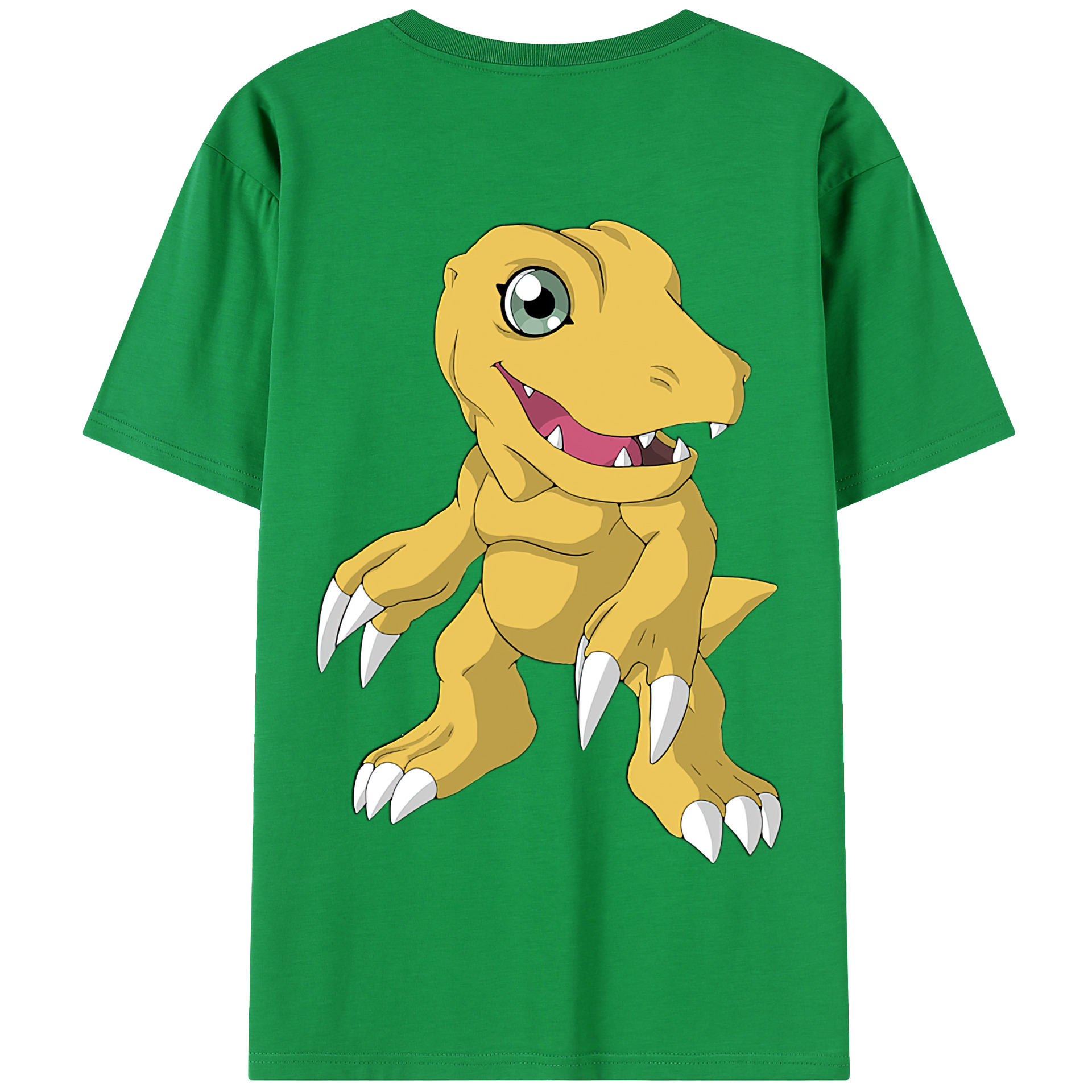 （画像用） Digimon デジタルモンスター/デジモン 綿100％半袖Tシャツ（背面プリント）