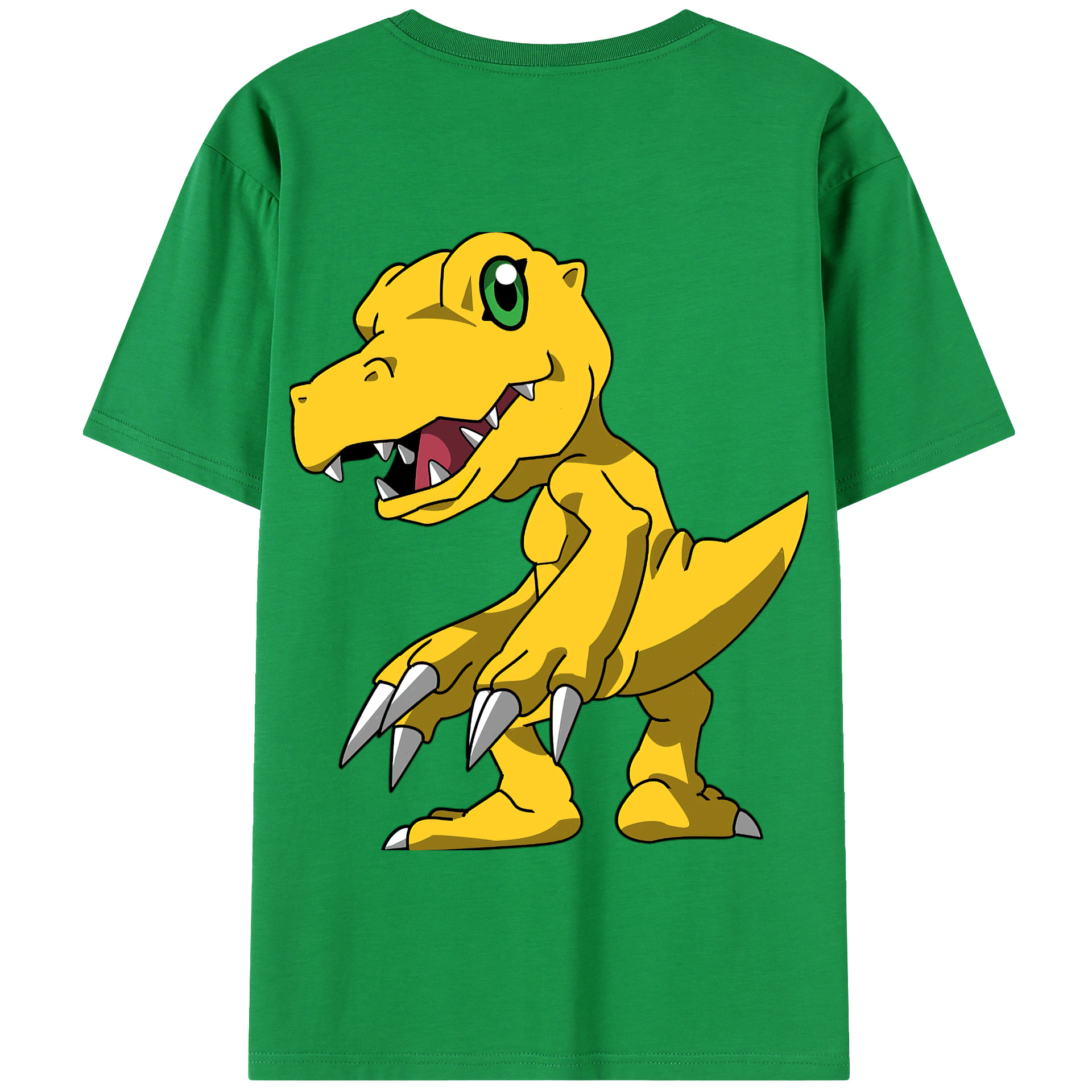 （画像用） Digimon デジタルモンスター/デジモン 綿100％半袖Tシャツ（背面プリント）
