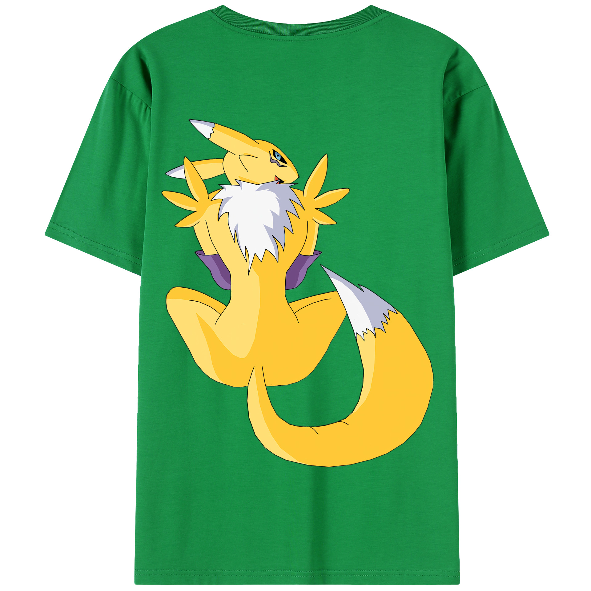 （画像用） Digimon デジタルモンスター/デジモン 綿100％半袖Tシャツ（背面プリント）