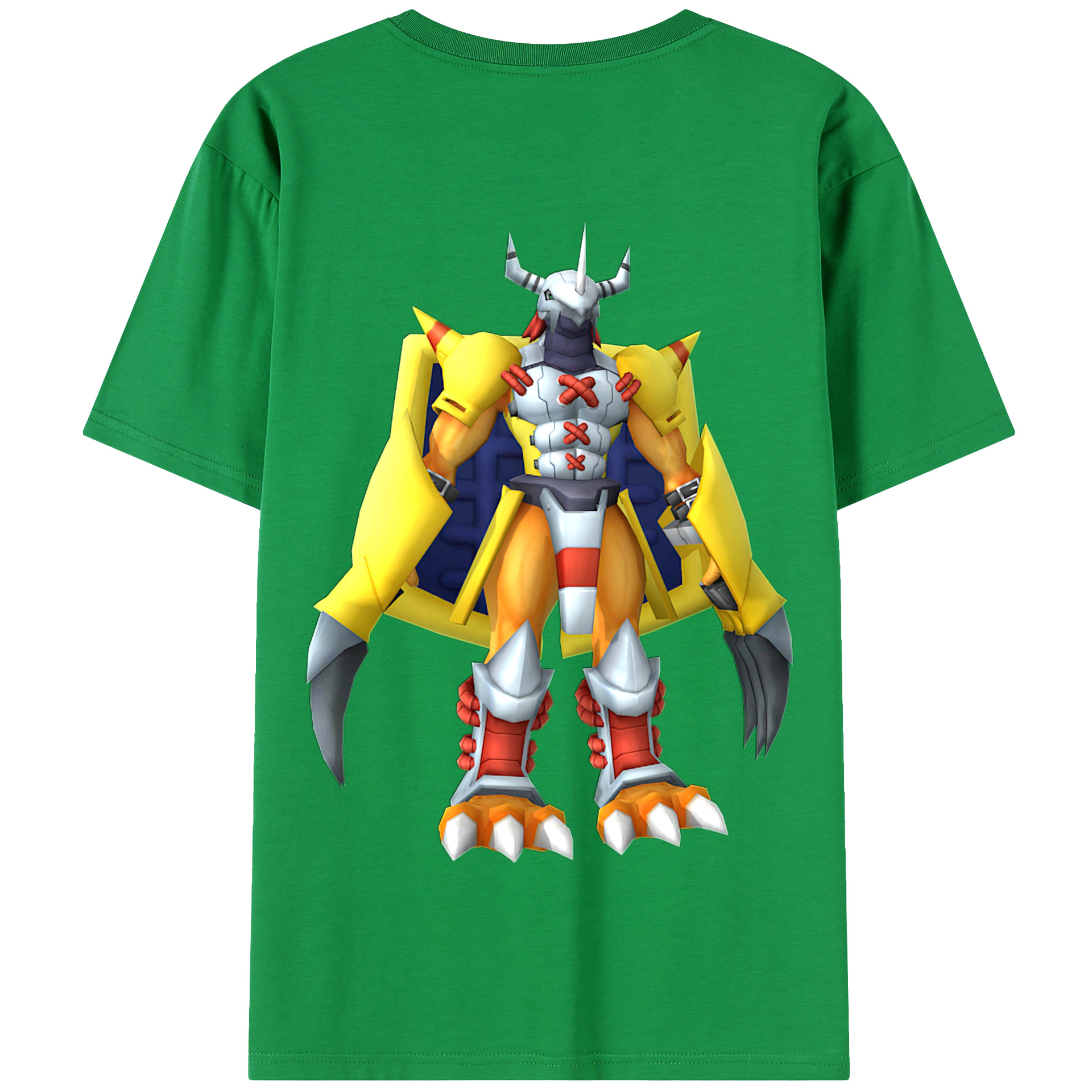 （画像用） Digimon デジタルモンスター/デジモン 綿100％半袖Tシャツ（背面プリント）
