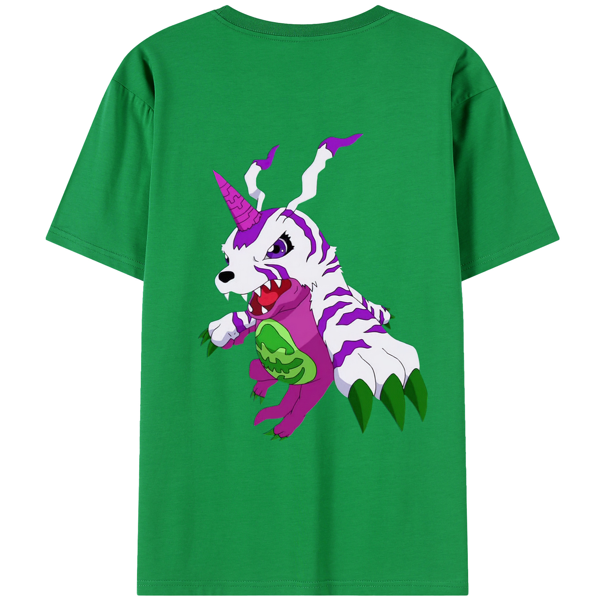 （画像用） Digimon デジタルモンスター/デジモン 綿100％半袖Tシャツ（背面プリント）