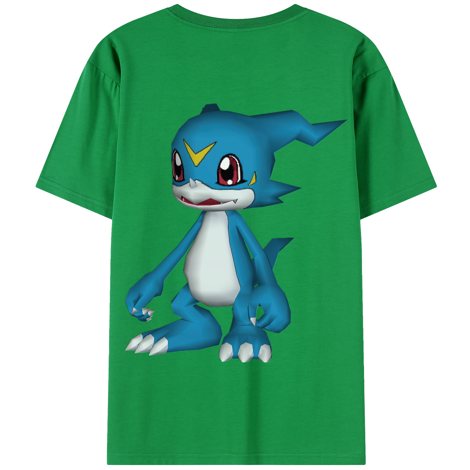 （画像用） Digimon デジタルモンスター/デジモン 綿100％半袖Tシャツ（背面プリント）