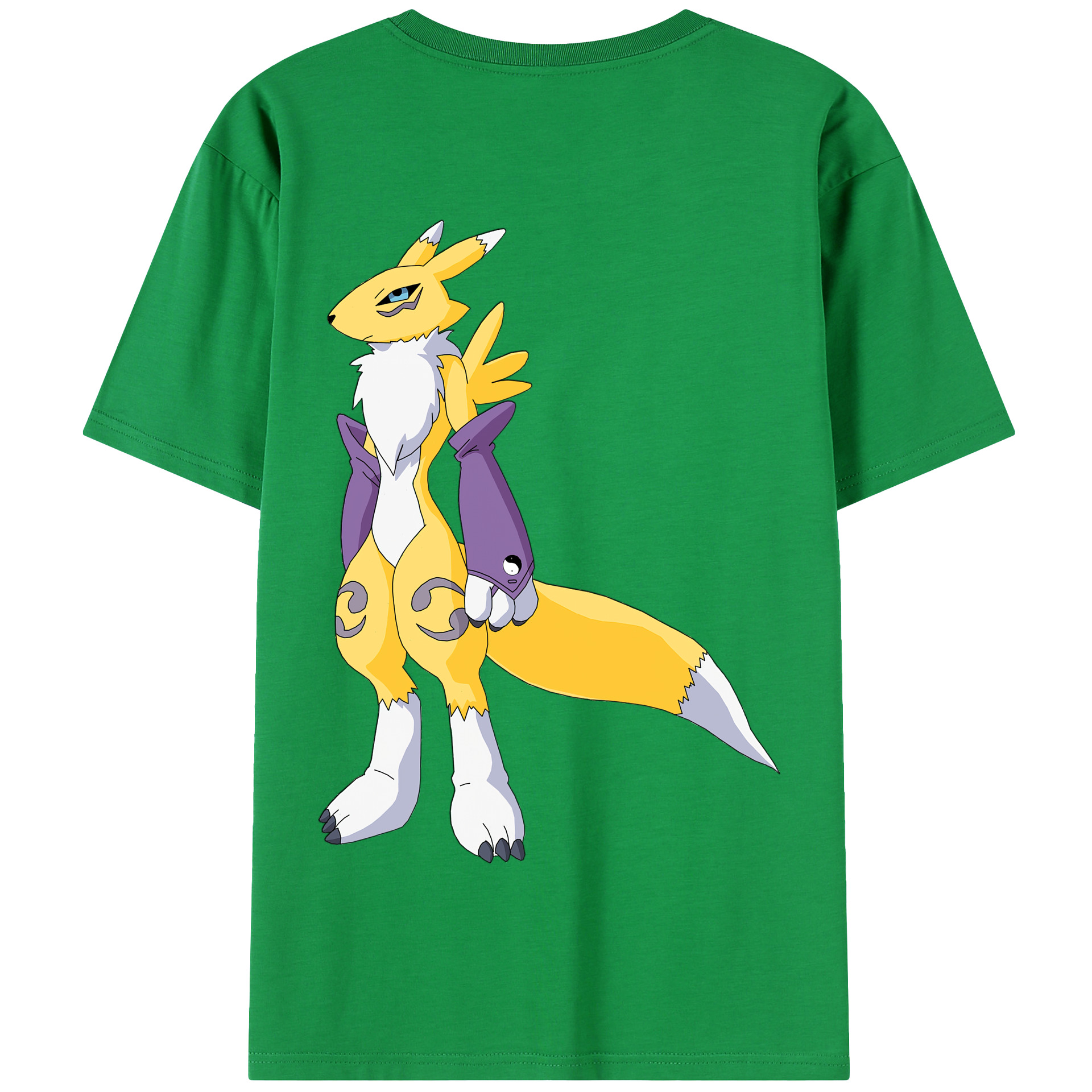 （画像用） Digimon デジタルモンスター/デジモン 綿100％半袖Tシャツ（背面プリント）