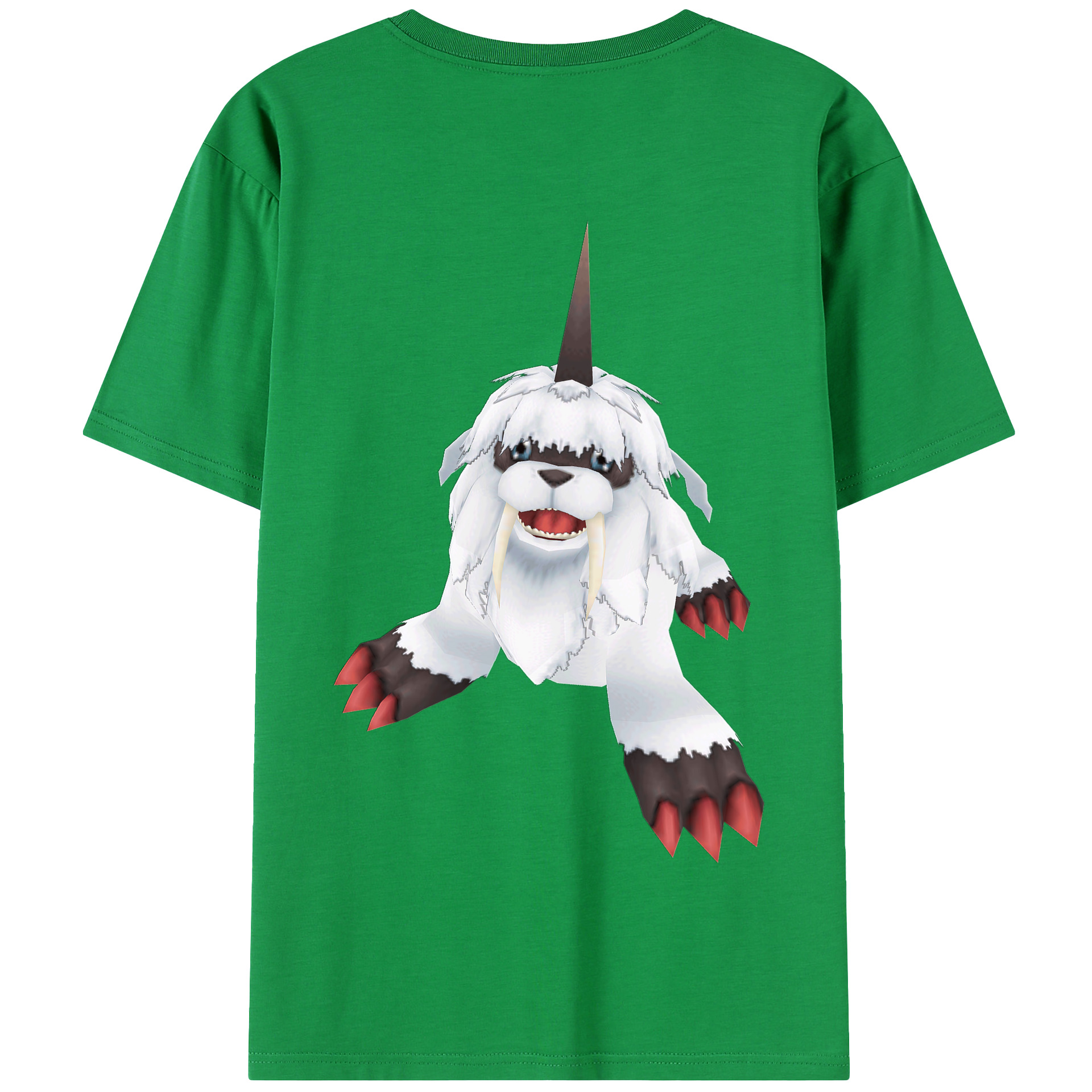 （画像用） Digimon デジタルモンスター/デジモン 綿100％半袖Tシャツ（背面プリント）