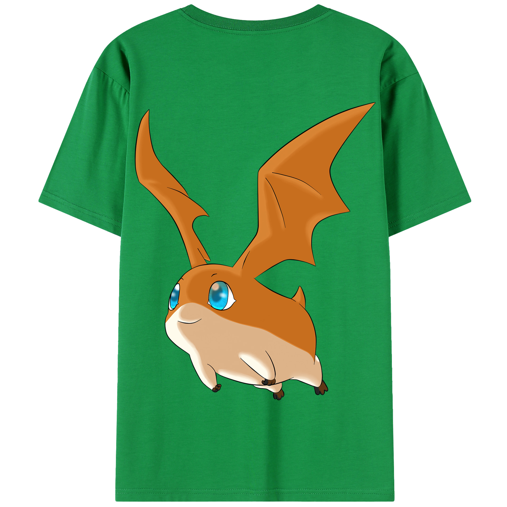 （画像用） Digimon デジタルモンスター/デジモン 綿100％半袖Tシャツ（背面プリント）