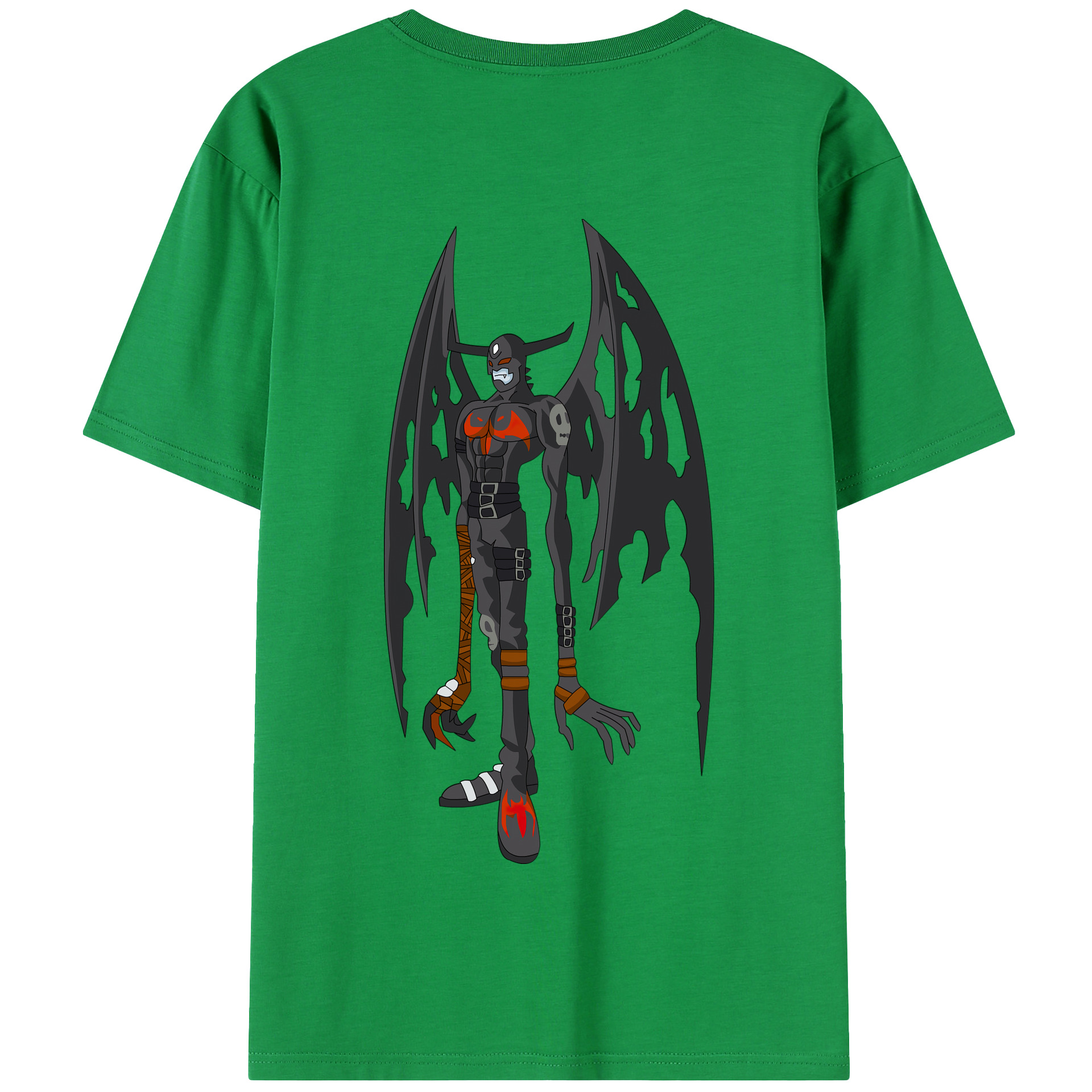 （画像用） Digimon デジタルモンスター/デジモン 綿100％半袖Tシャツ（背面プリント）